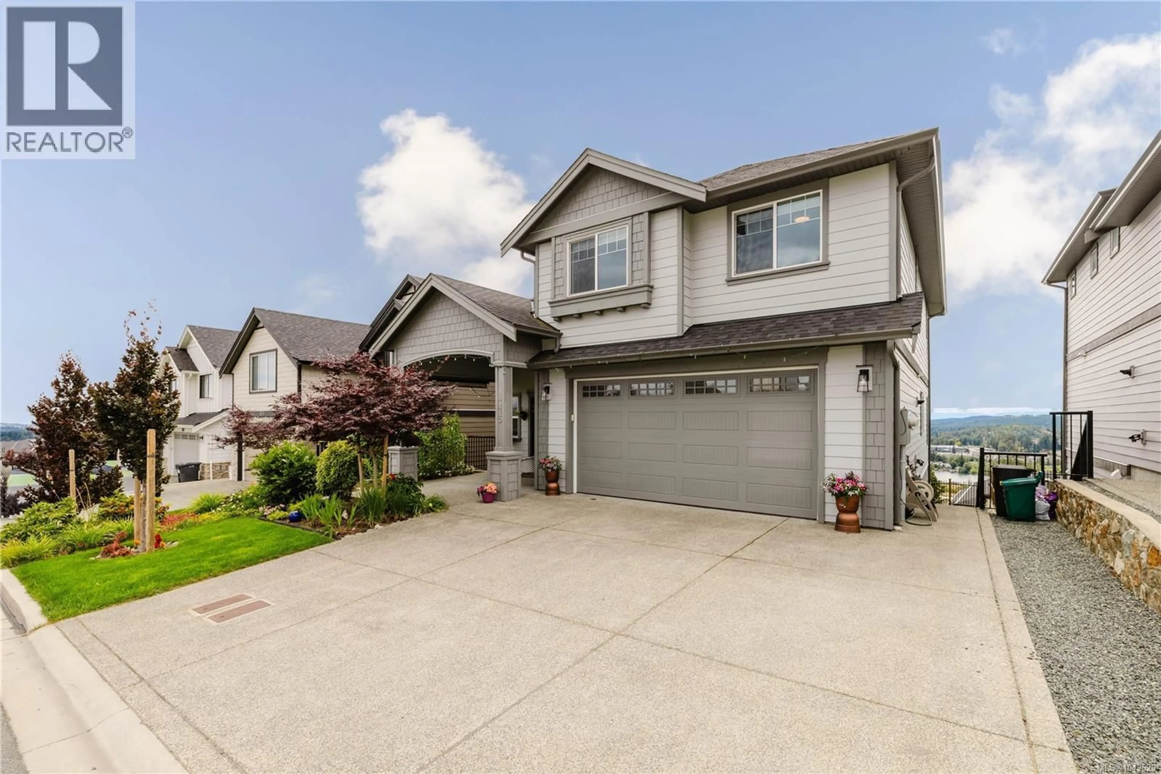Home with vinyl exterior material, street for 1375 FLINT AVENUE, Langford British Columbia V9B0Z8