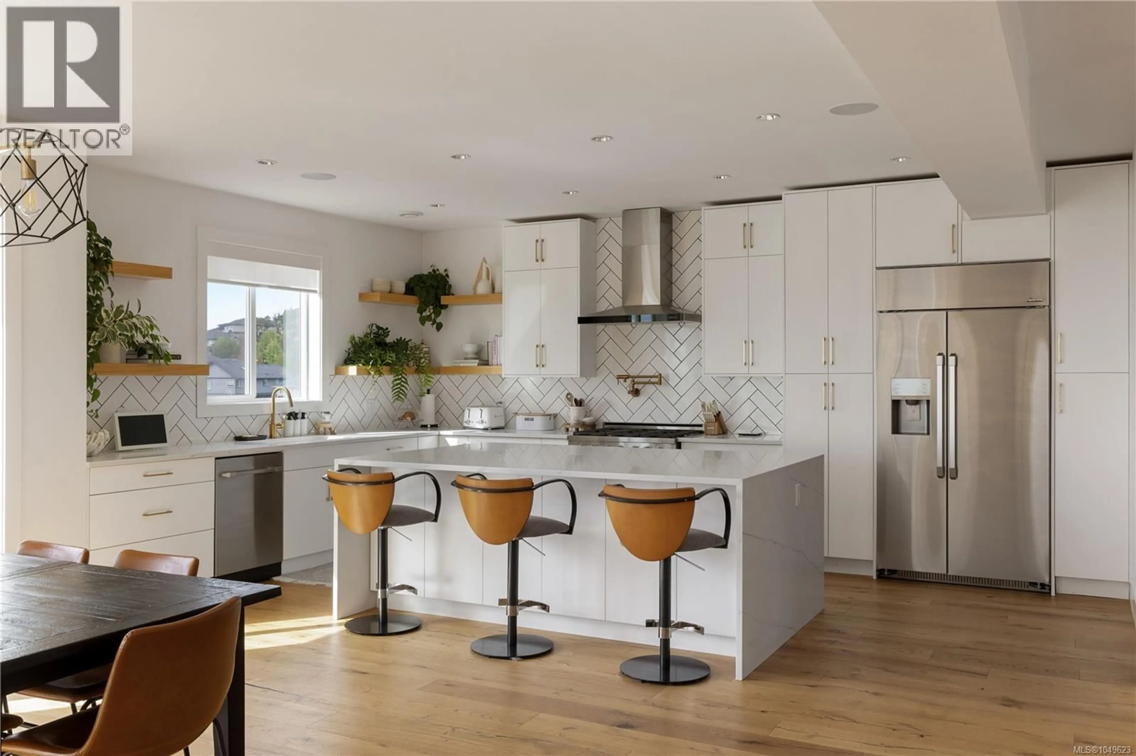 Contemporary kitchen, ceramic/tile floor for 1149 SPIRIT COURT, Langford British Columbia V9B0G8