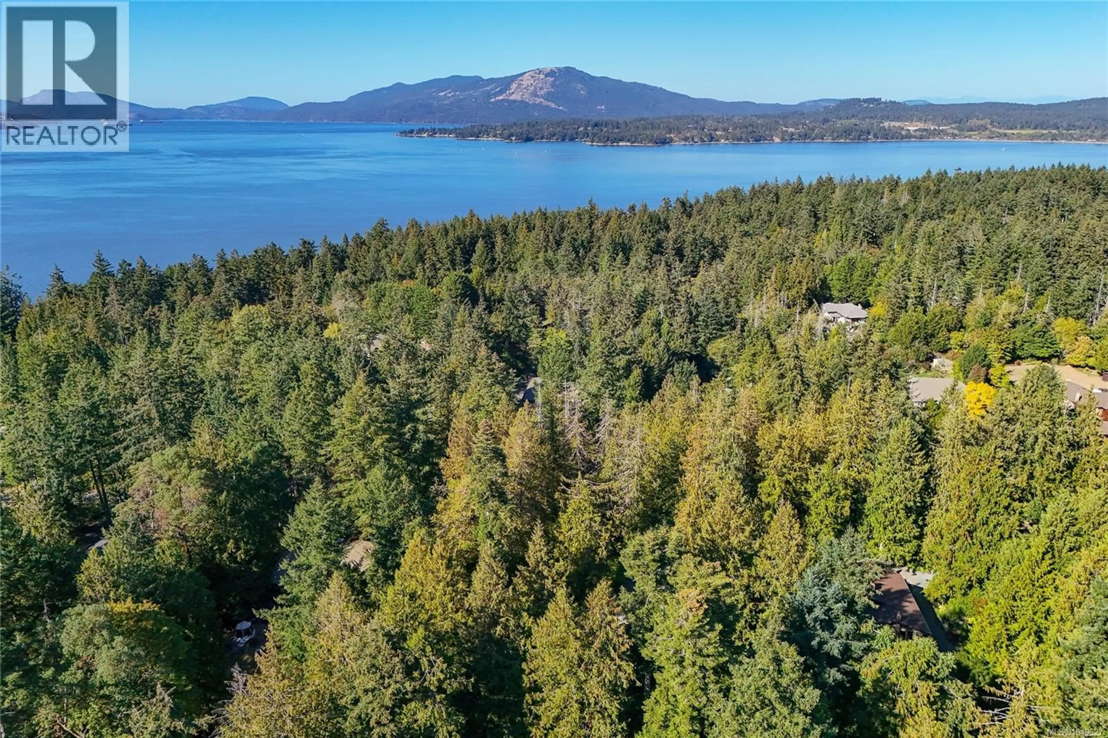 A pic from outside/outdoor area/front of a property/back of a property/a pic from drone, water/lake/river/ocean view for 671 DALKEITH AVENUE, North Saanich British Columbia V8L5G7