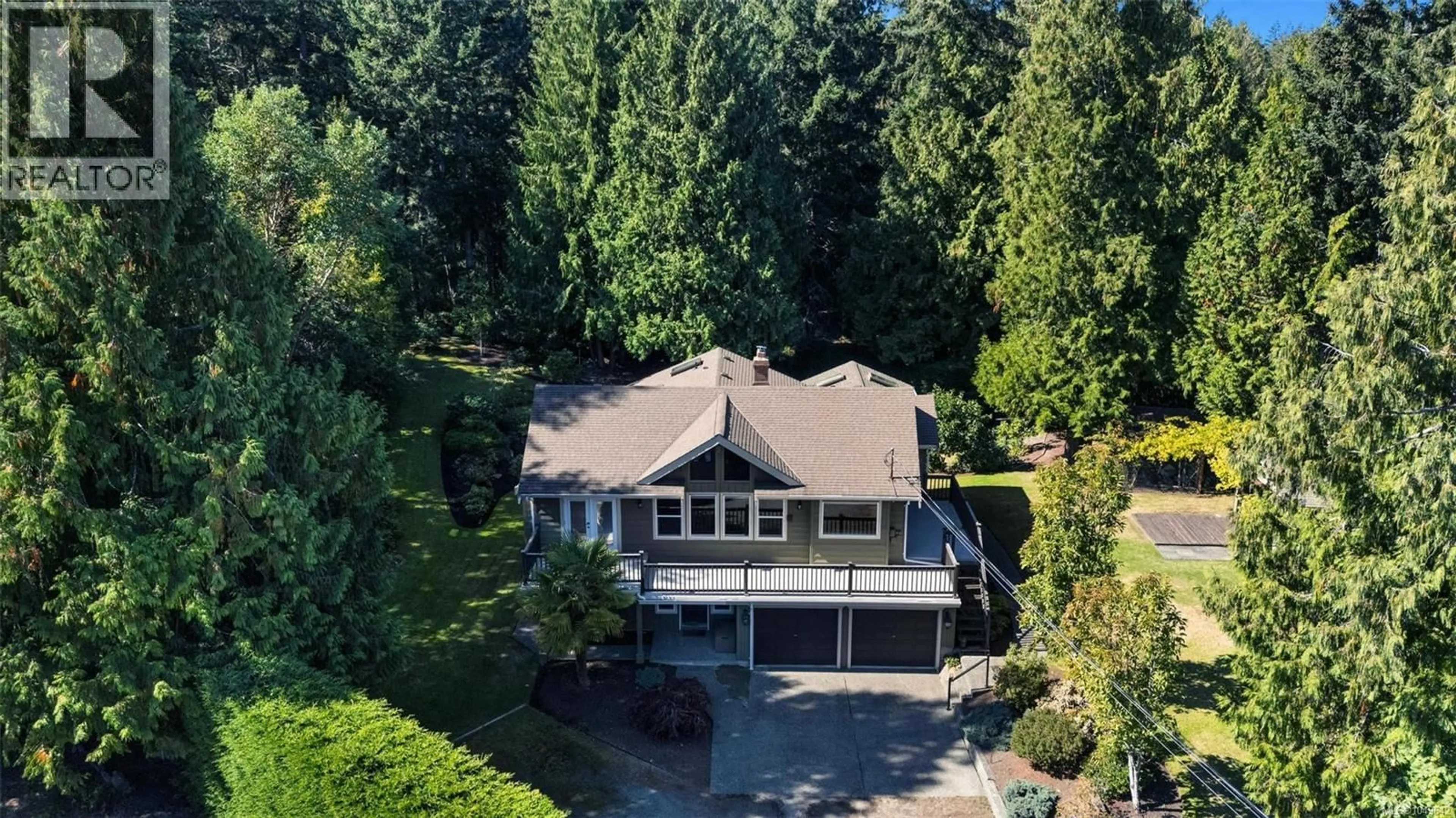 A pic from outside/outdoor area/front of a property/back of a property/a pic from drone, unknown for 1453 HONEYSUCKLE PLACE, North Saanich British Columbia V8L5J8