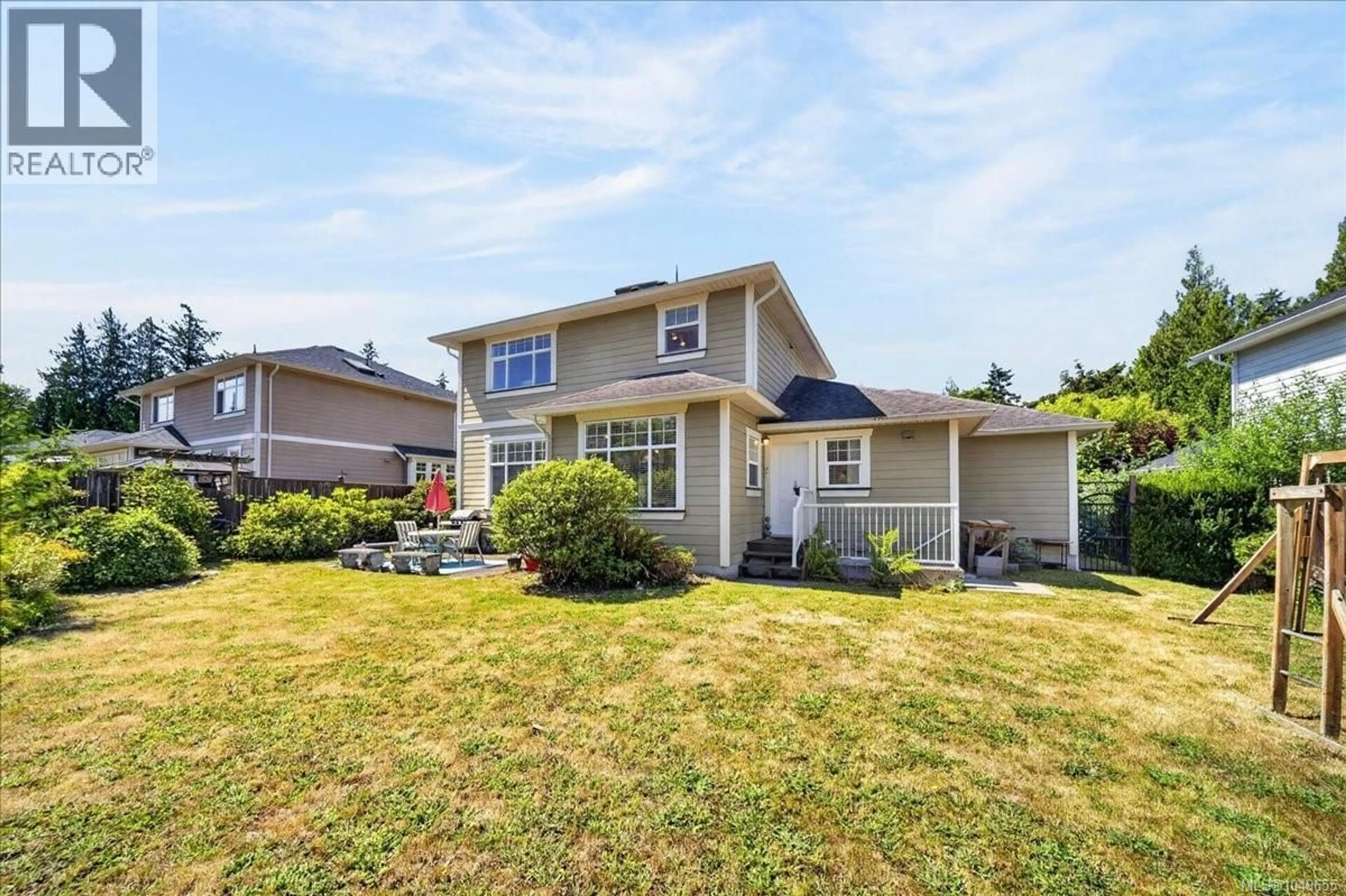 Home with vinyl exterior material, street for 6524 STONEWOOD DRIVE, Sooke British Columbia V9Z0Y6