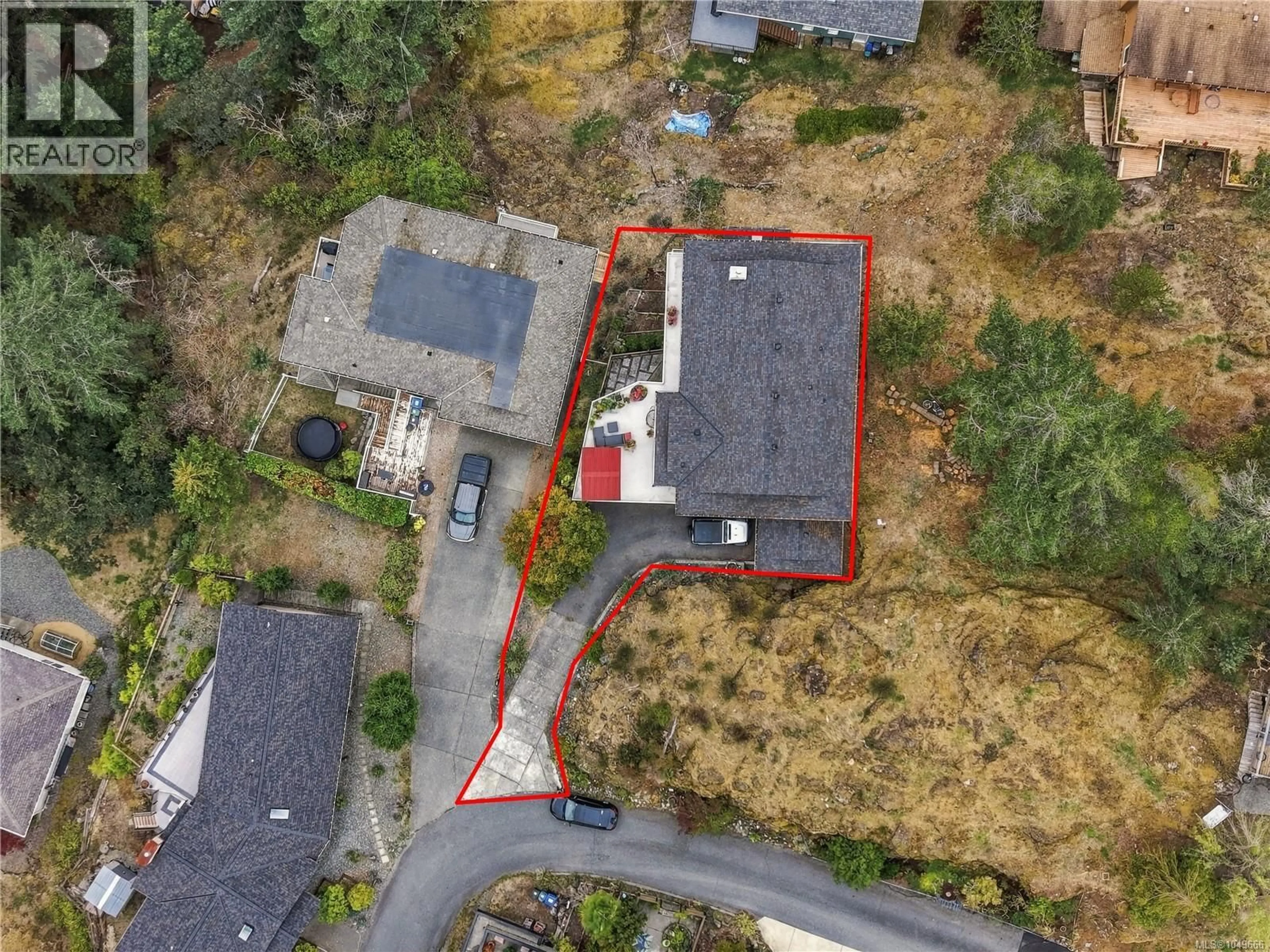 A pic from outside/outdoor area/front of a property/back of a property/a pic from drone, street for 3146 ROBIN HOOD DRIVE, Nanaimo British Columbia V9T1P1