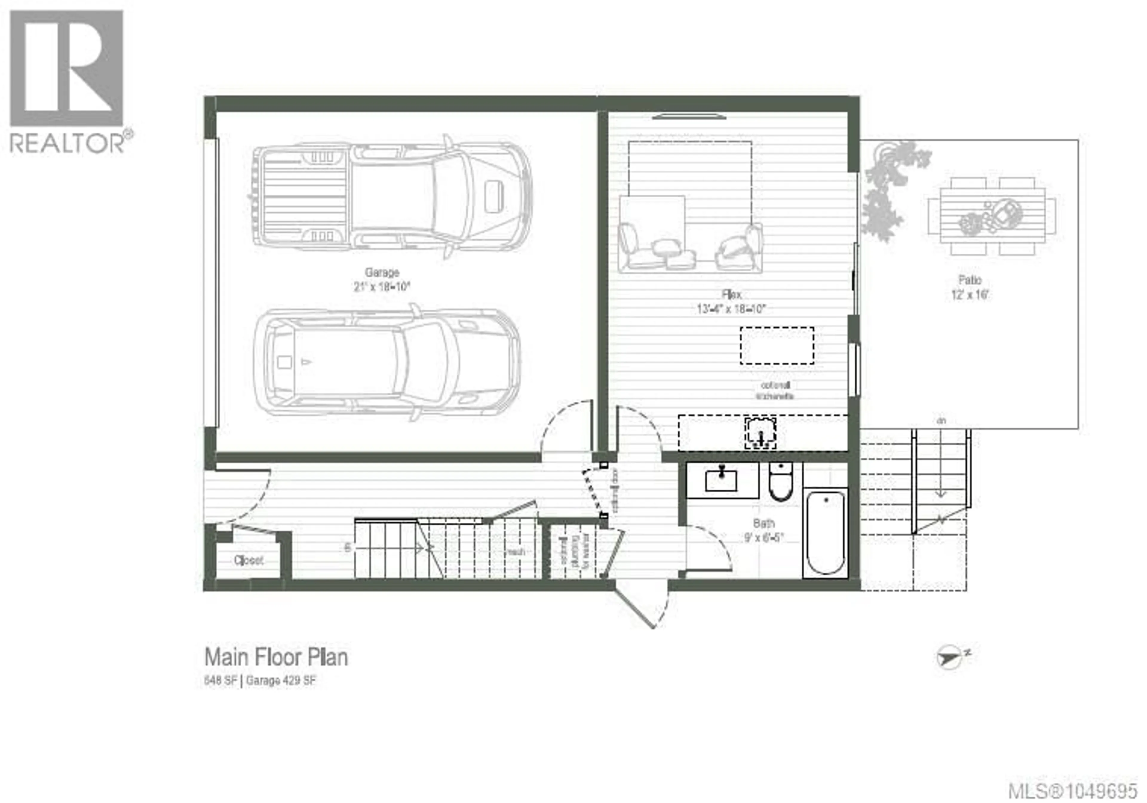 Floor plan for 3 - 1118 MUNRO STREET, Esquimalt British Columbia V9A5P1
