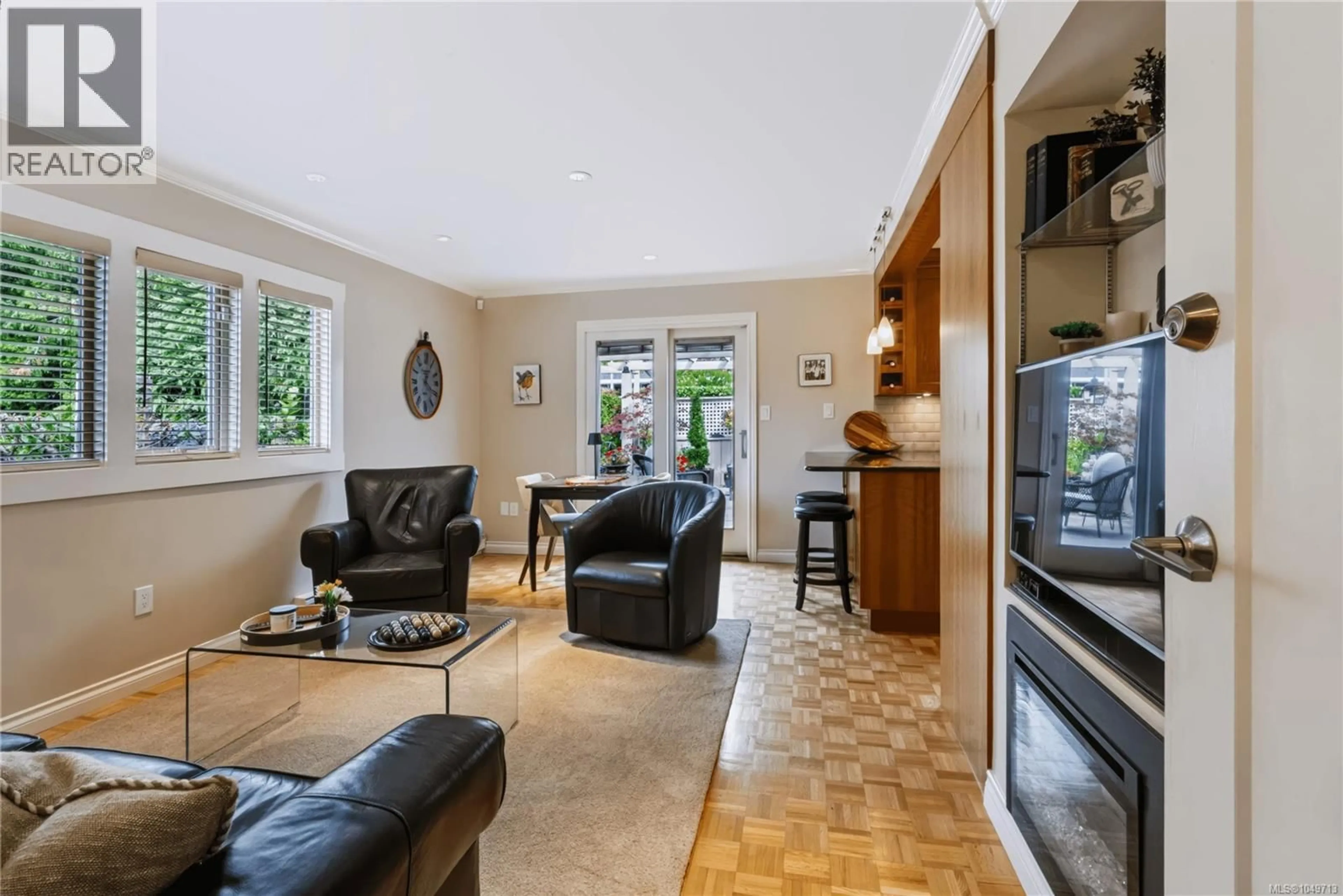 Living room with furniture, ceramic/tile floor for 1658 BROUSSON DRIVE, Saanich British Columbia V8N5S2