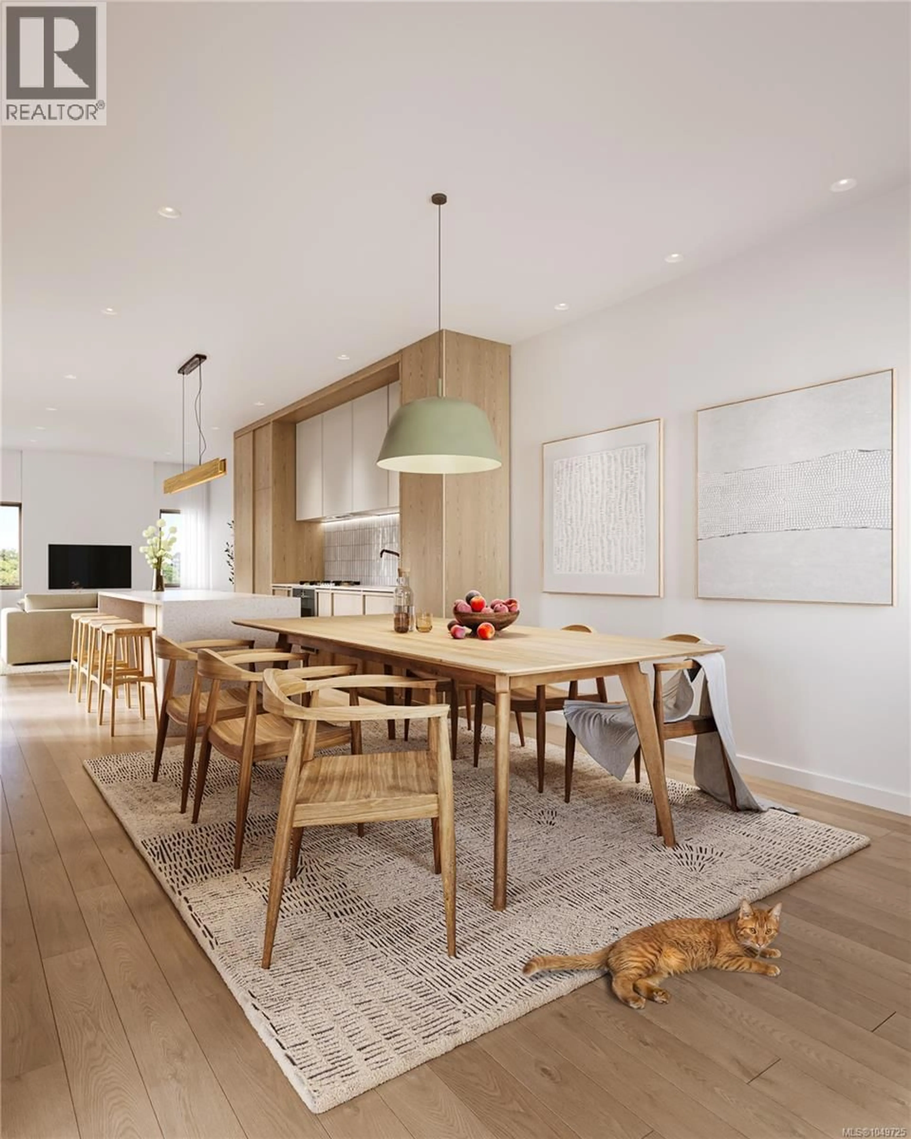 Dining room, wood/laminate floor for 3 - 1056 DUNSMUIR ROAD, Esquimalt British Columbia V9A5C5