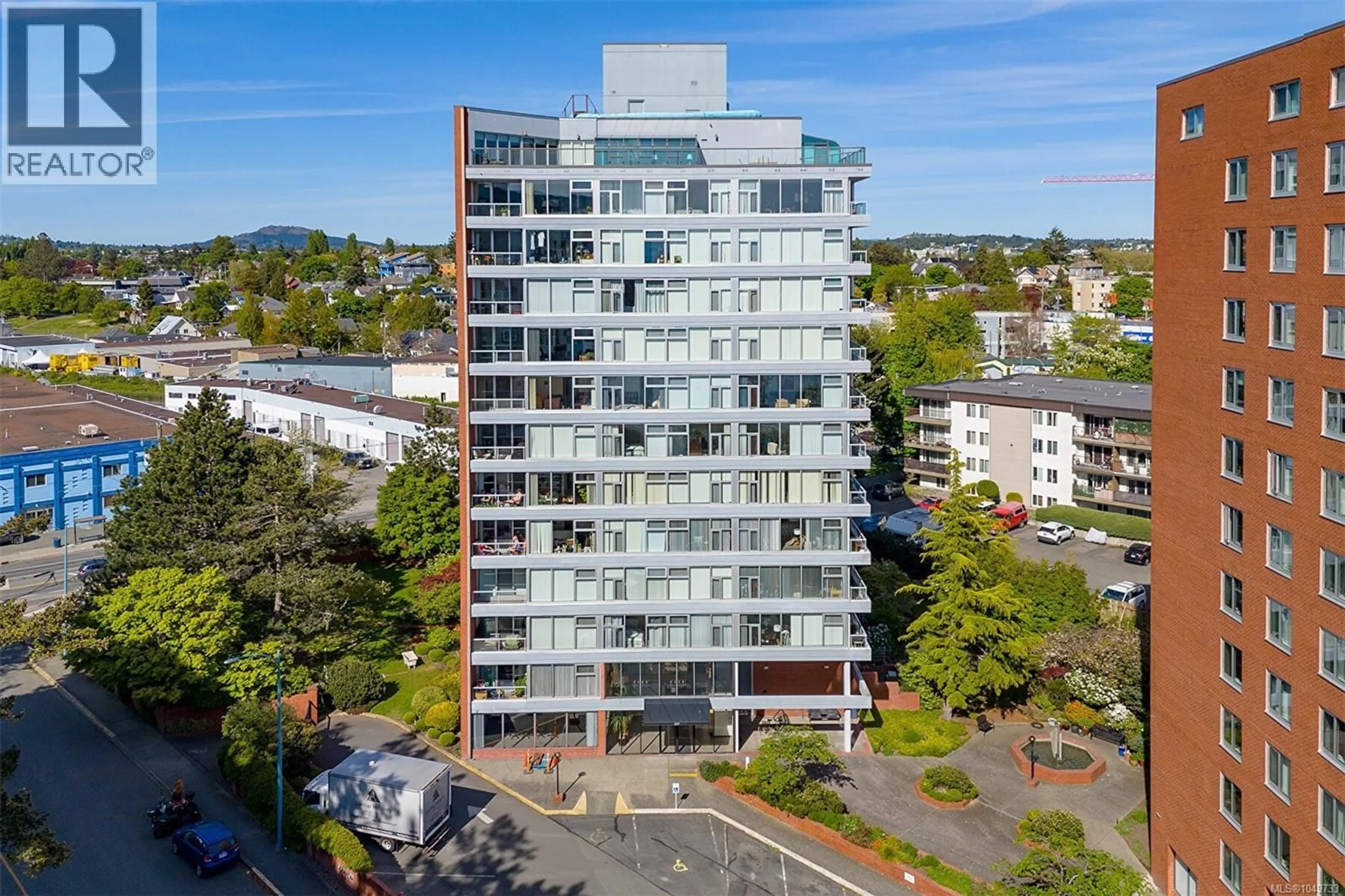 A pic from outside/outdoor area/front of a property/back of a property/a pic from drone, unknown for 201 - 327 MAITLAND STREET, Victoria British Columbia V9A7G7