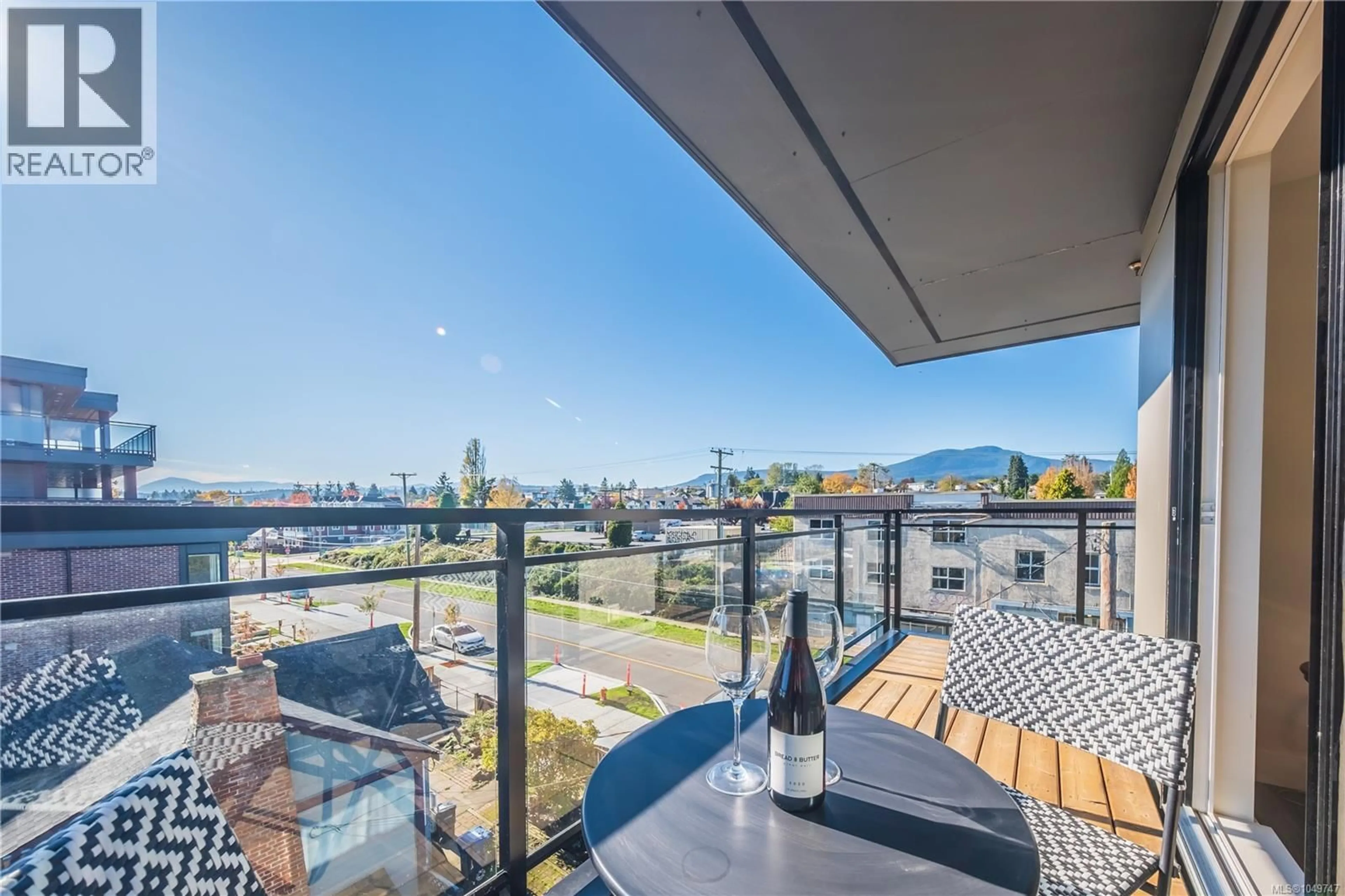 Balcony in the apartment, unknown for 407 - 119 HALIBURTON STREET, Nanaimo British Columbia V9R4V8