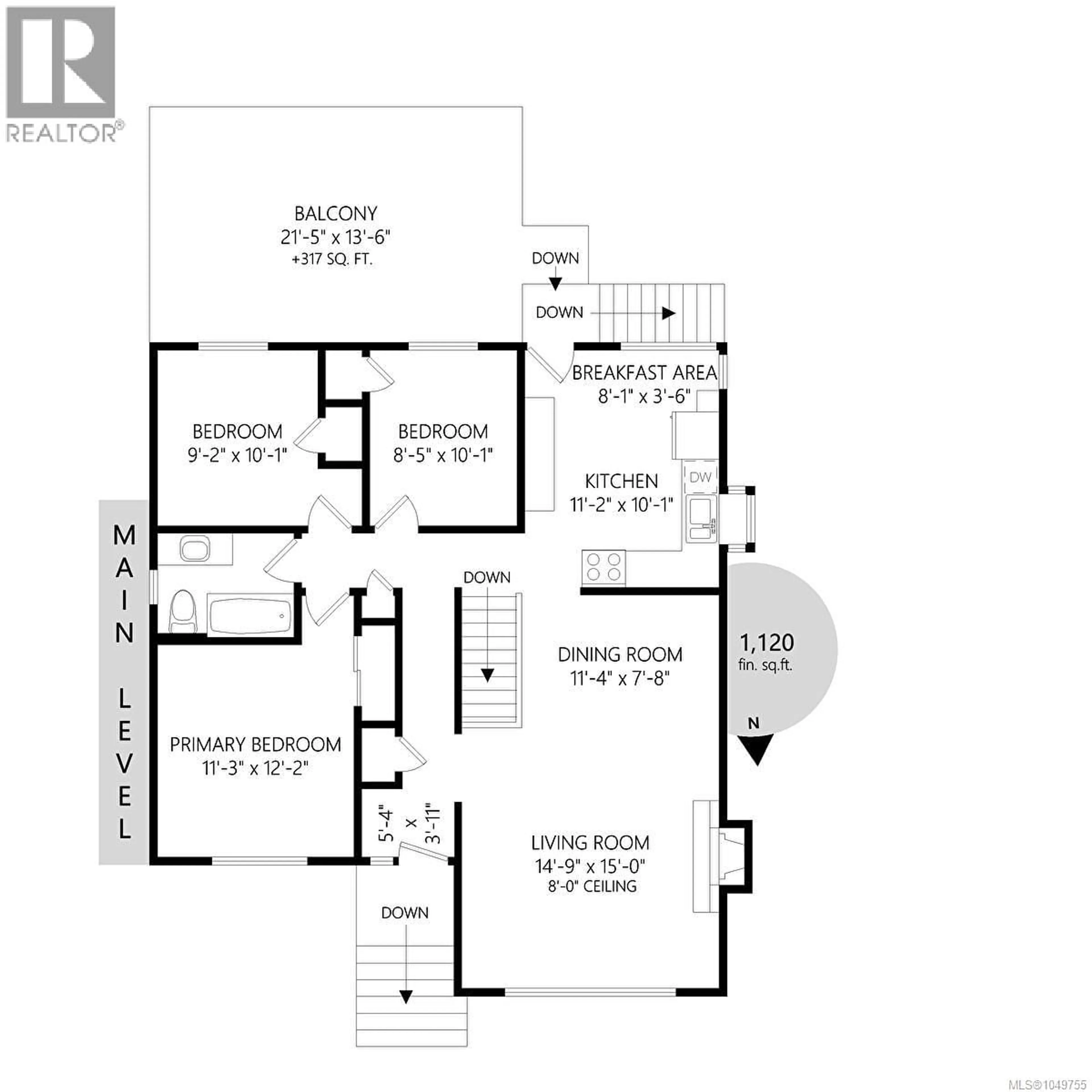 Floor plan for 1937 NEWTON STREET, Saanich British Columbia V8R2R5