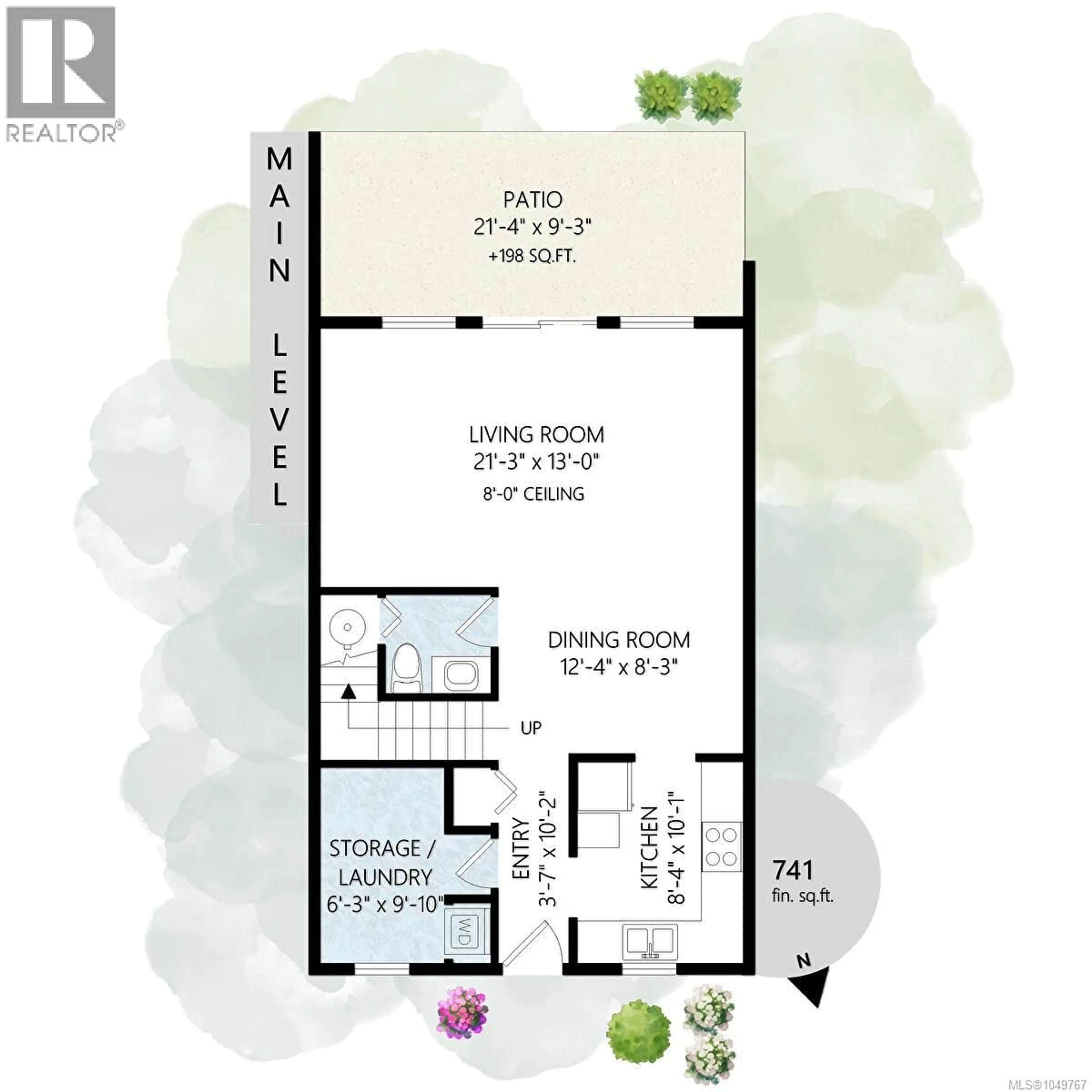 Floor plan for 8 - 3350 ISLAND HIGHWAY WEST, Qualicum Beach British Columbia V9K2S2
