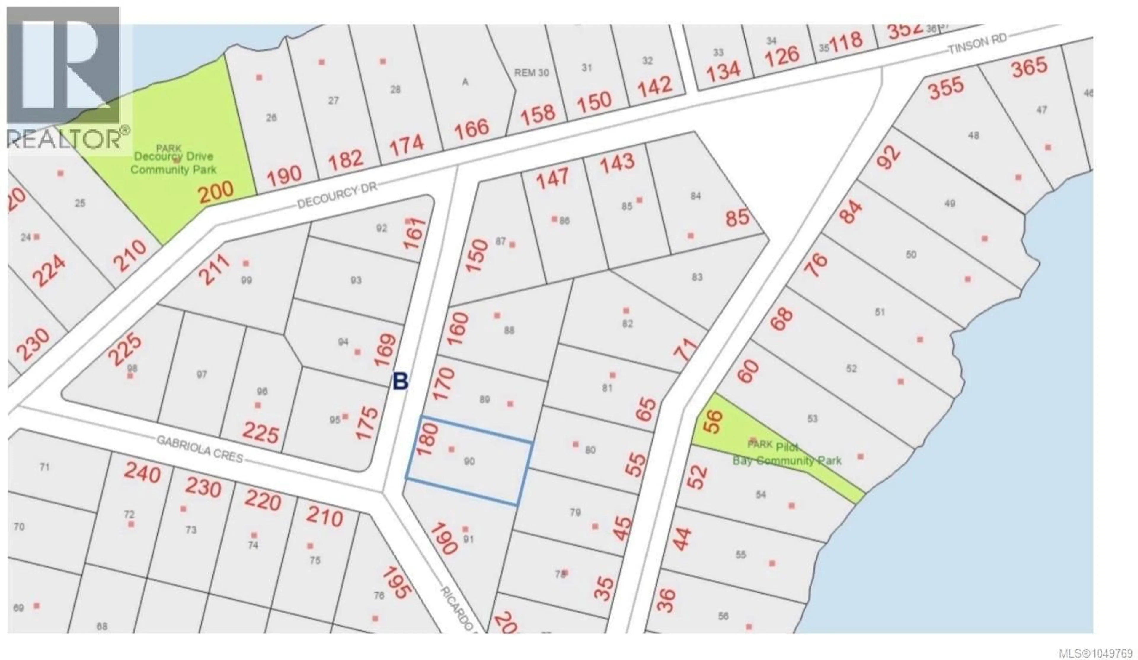 Picture of a map for 180 GABRIOLA CRESCENT, Gabriola Island British Columbia V0R1X1