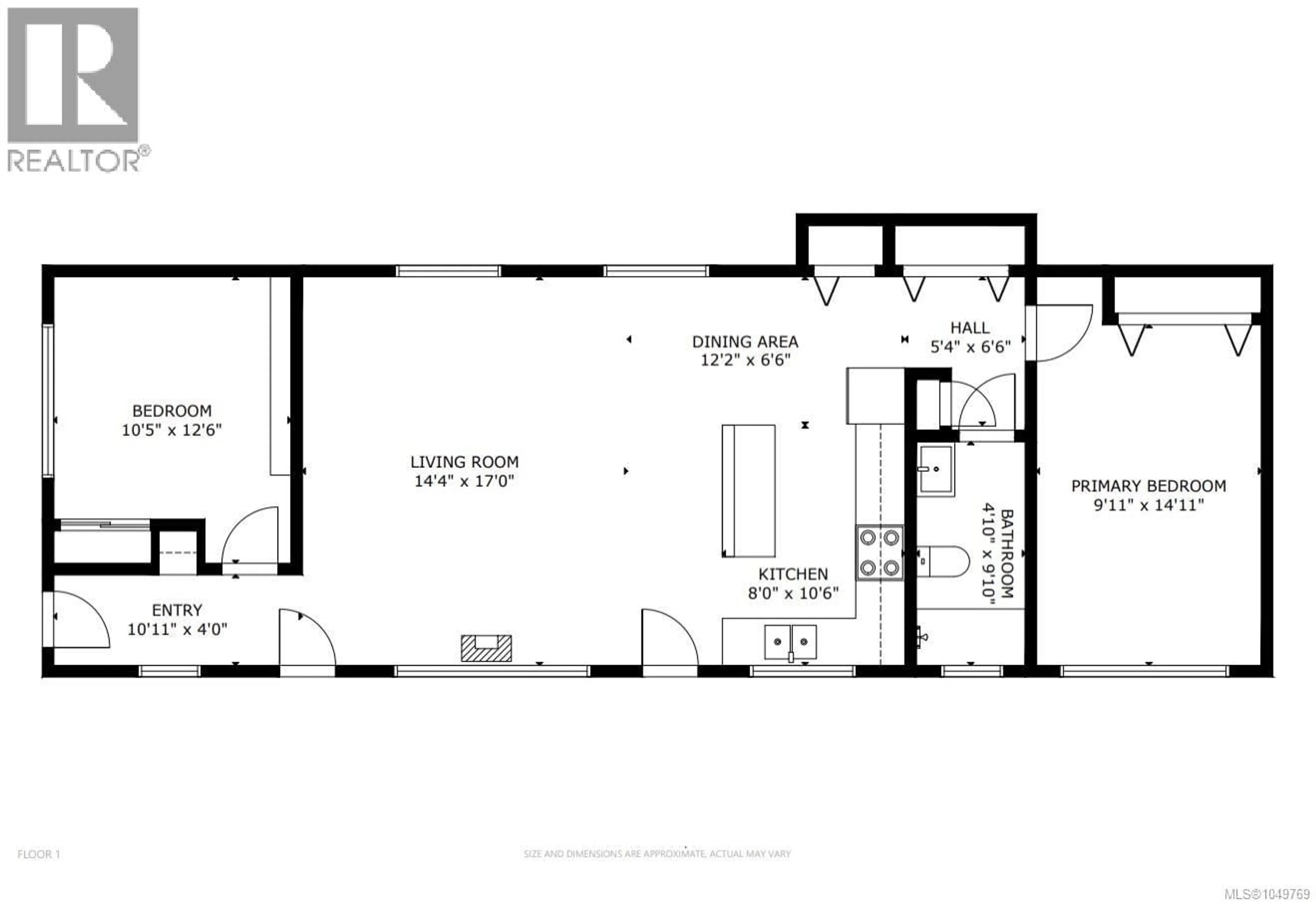 Floor plan for 180 GABRIOLA CRESCENT, Gabriola Island British Columbia V0R1X1