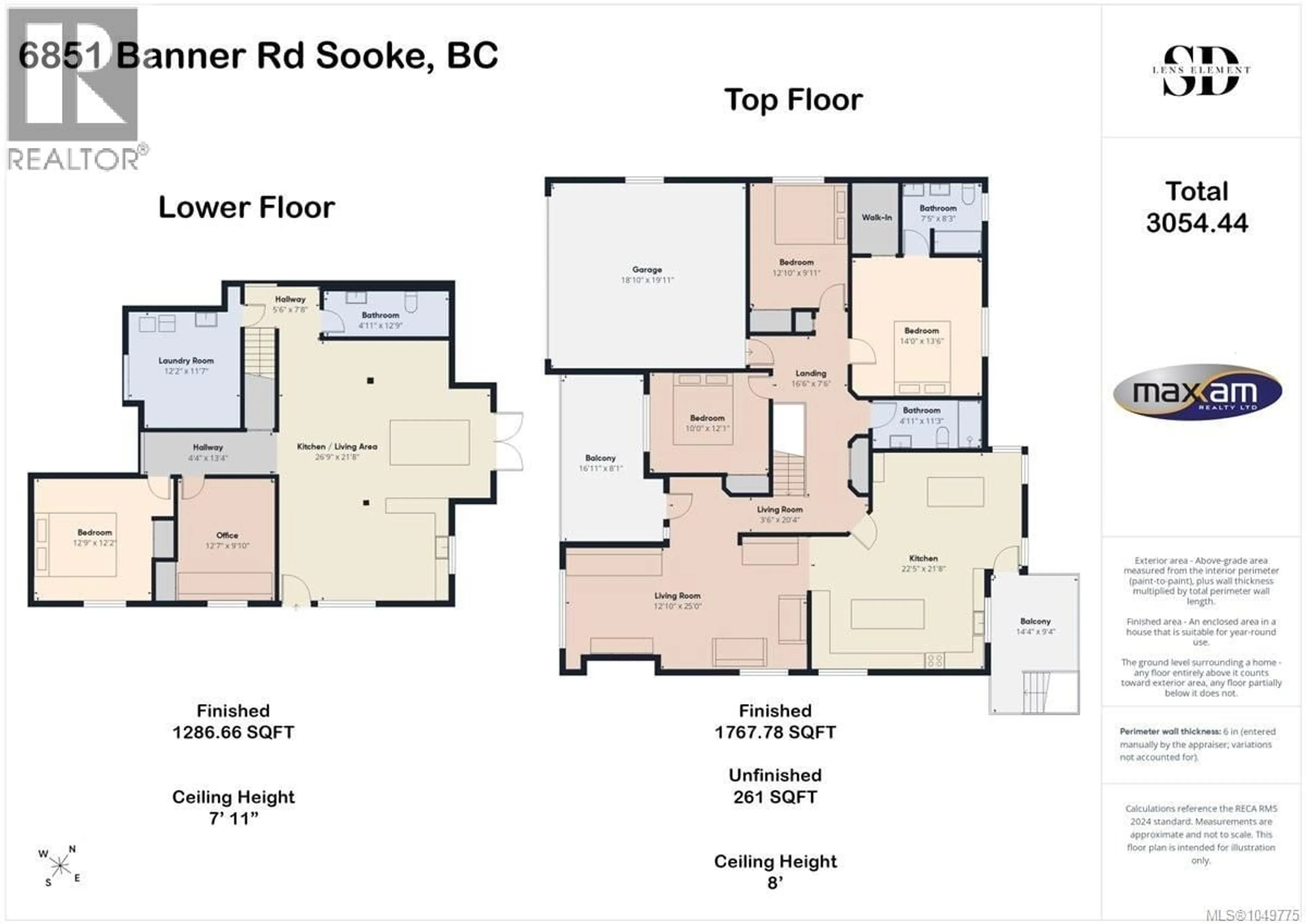 Floor plan for 6851 BANNER ROAD, Sooke British Columbia V0S1N0