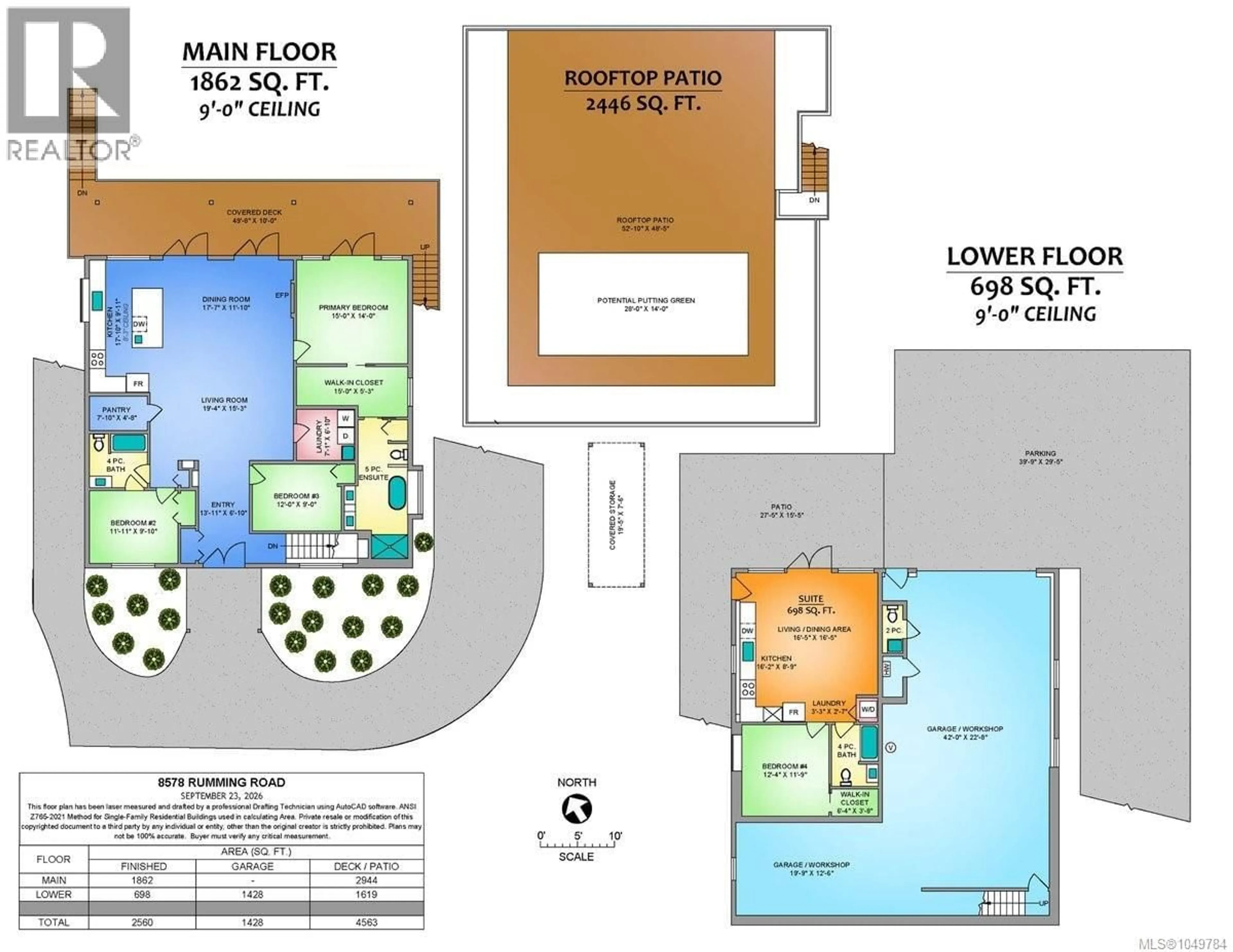 Floor plan for 8578 RUMMING ROAD, Lantzville British Columbia V0R2H0