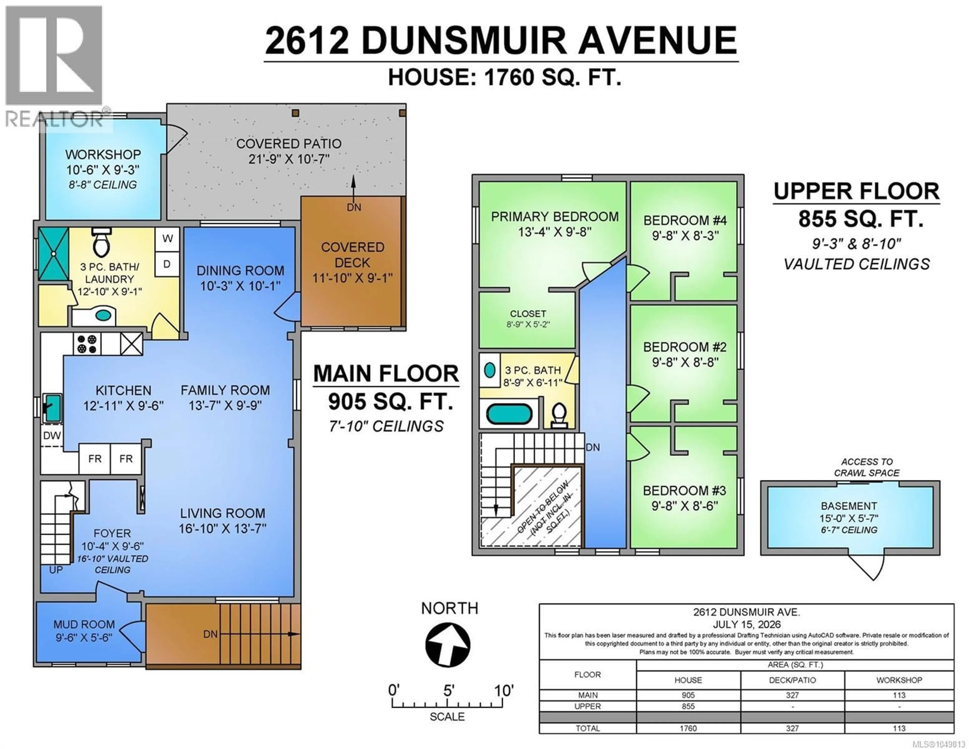 Floor plan for 2612 DUNSMUIR AVENUE, Cumberland British Columbia V0R1S0