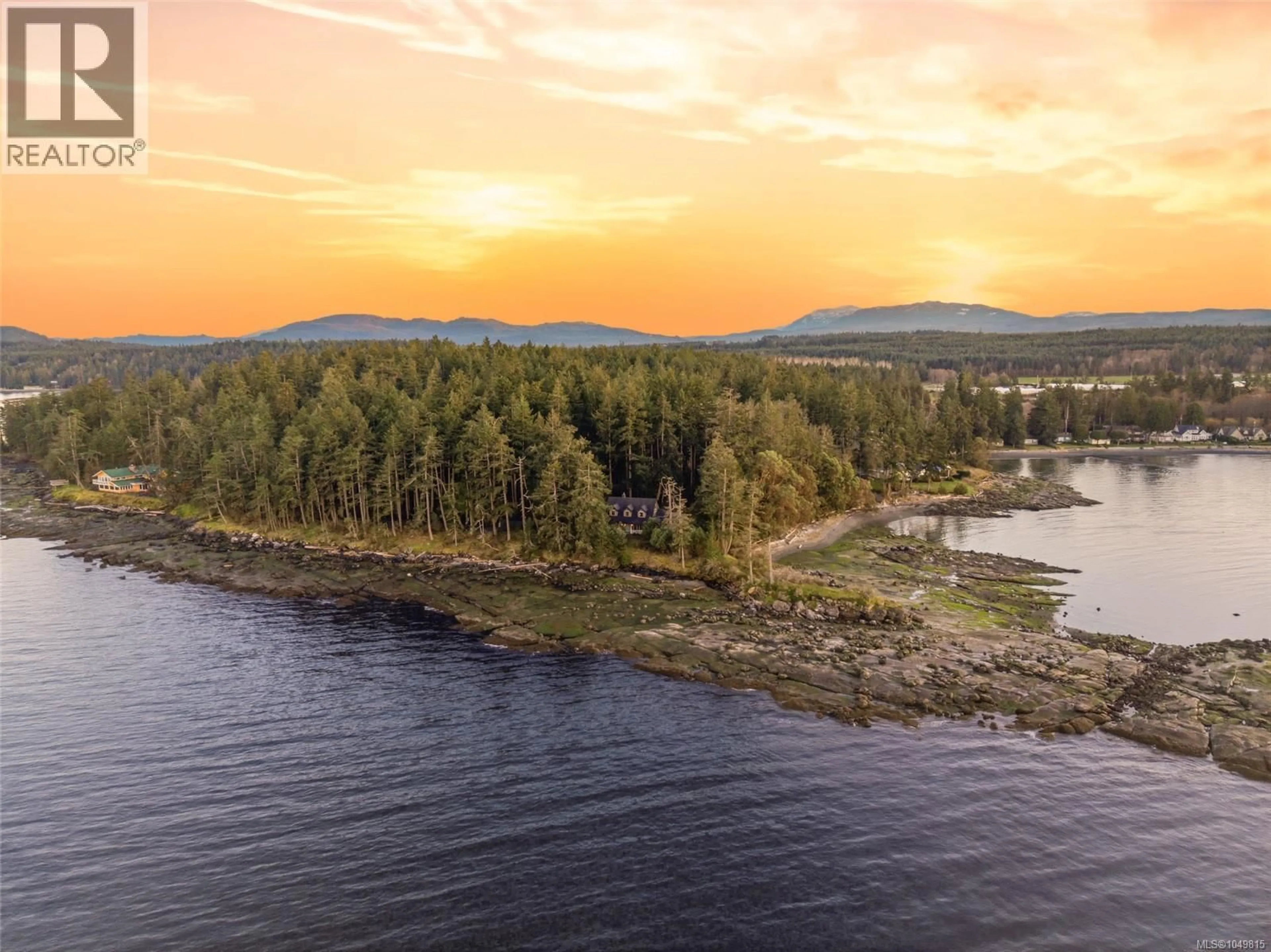 A pic from outside/outdoor area/front of a property/back of a property/a pic from drone, water/lake/river/ocean view for 2023 SEAHAVEN ROAD, Nanoose Bay British Columbia V9P9C5