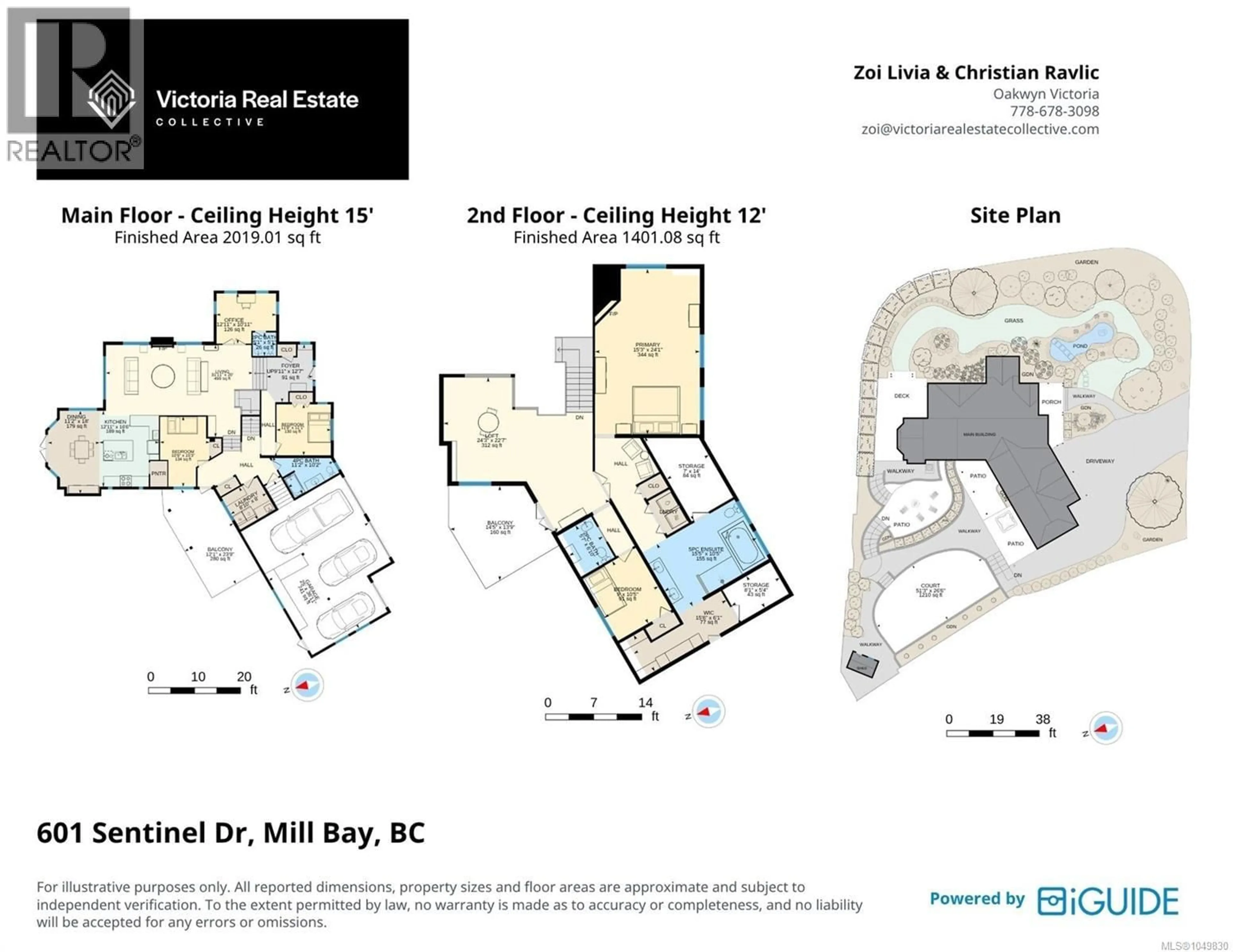 Floor plan for 601 SENTINEL DRIVE, Mill Bay British Columbia V0R2P4