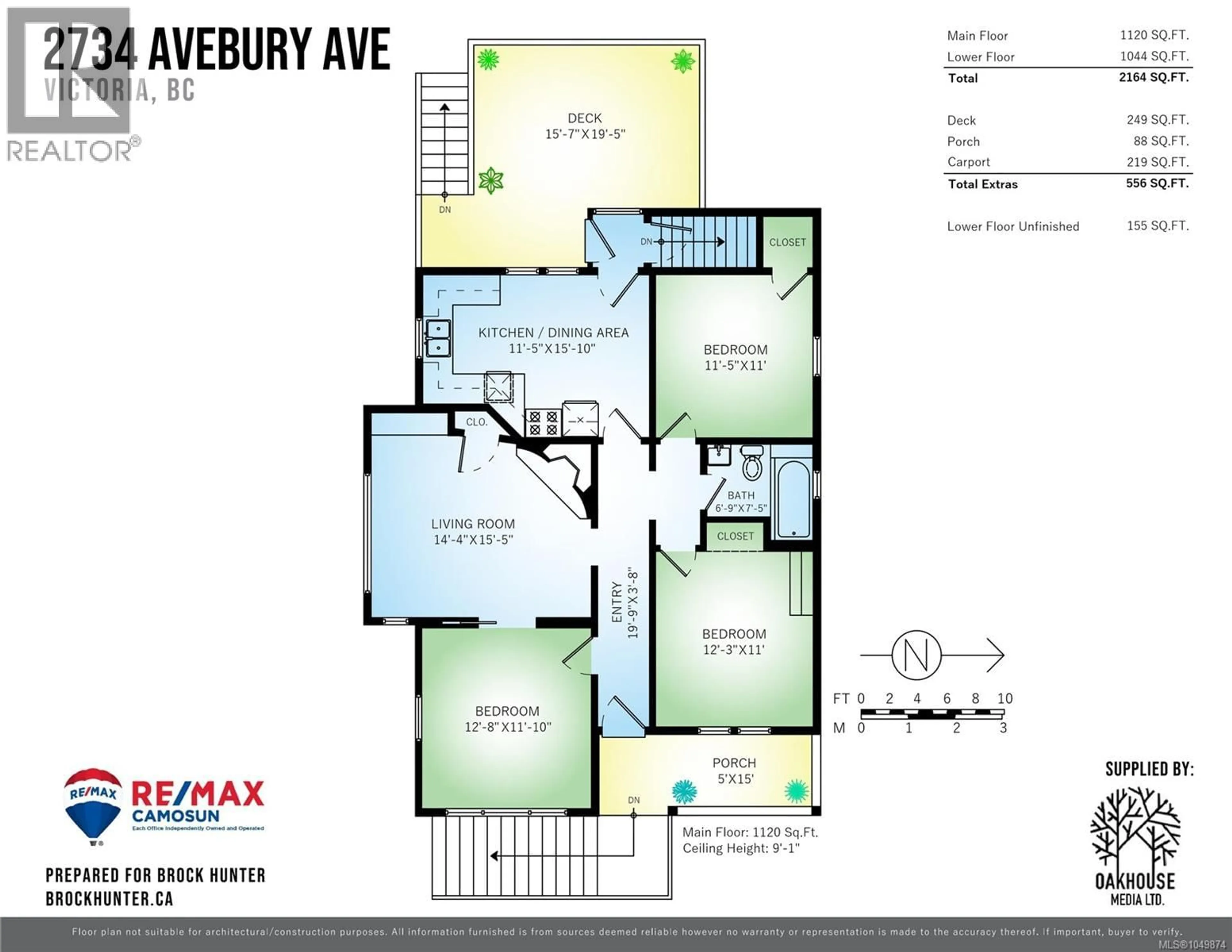 Floor plan for 2734 AVEBURY AVENUE, Victoria British Columbia V8R3W4