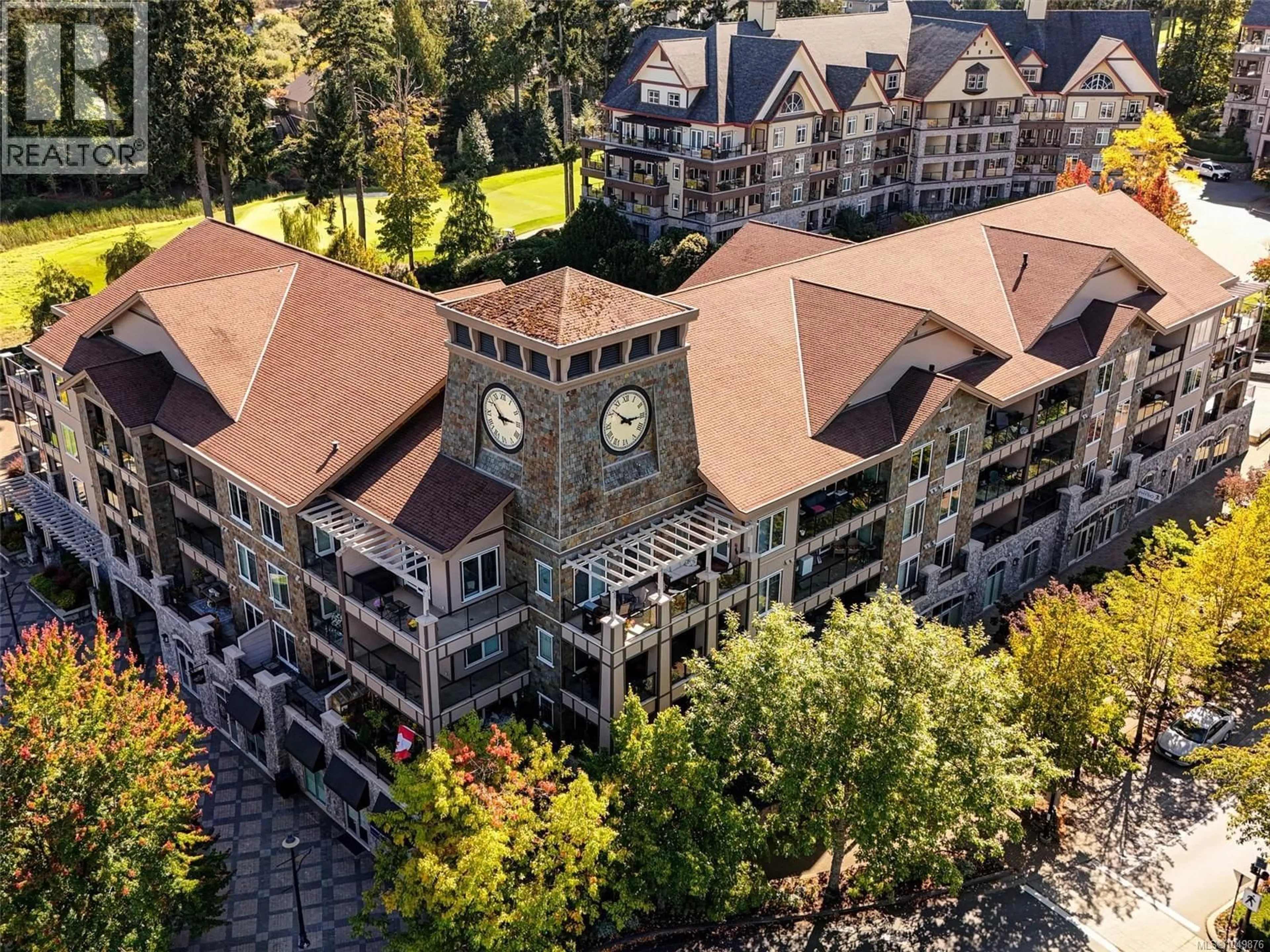 A pic from outside/outdoor area/front of a property/back of a property/a pic from drone, unknown for 404 - 1335 BEAR MOUNTAIN PARKWAY, Langford British Columbia V9B6T9