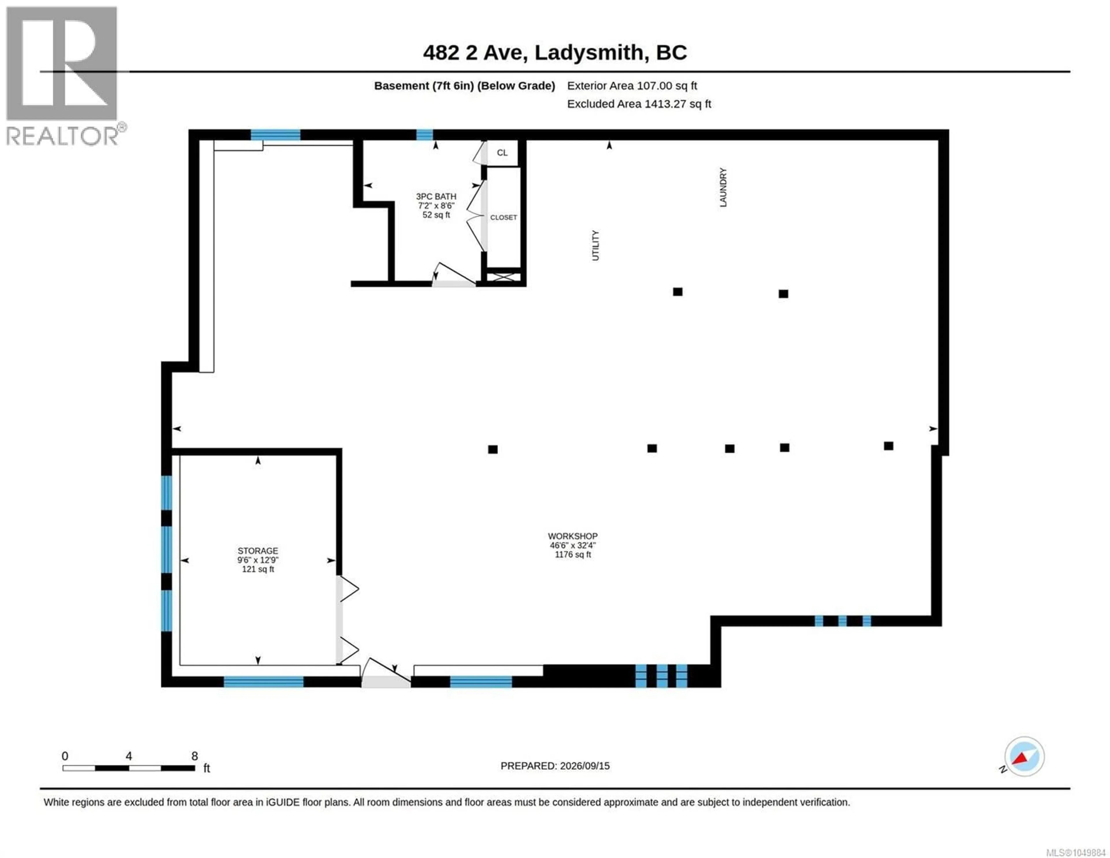 Floor plan for 428 2ND AVENUE, Ladysmith British Columbia V9G1B8