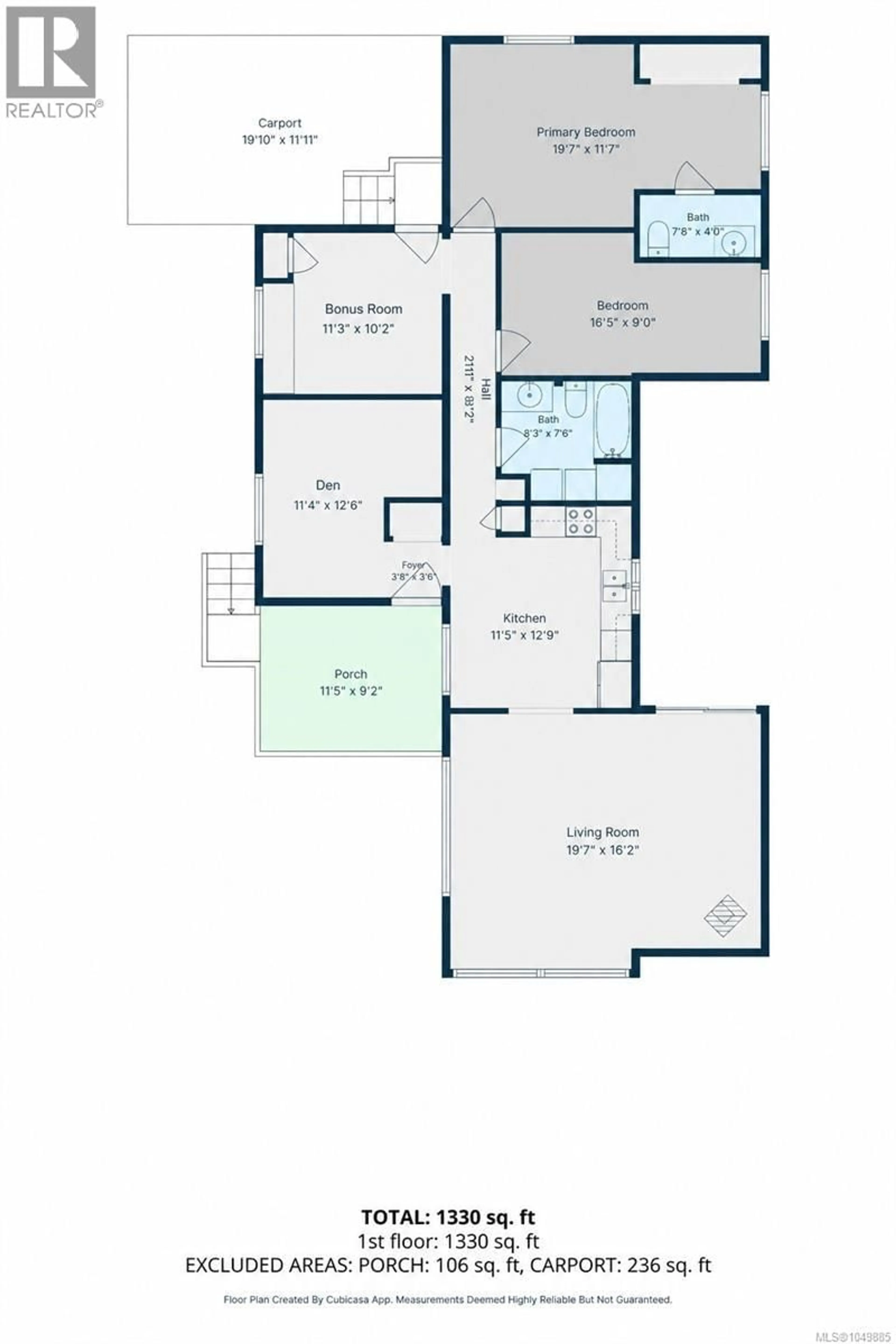 Floor plan for 3897 SEARIDGE PLACE, Campbell River British Columbia V9H1J1