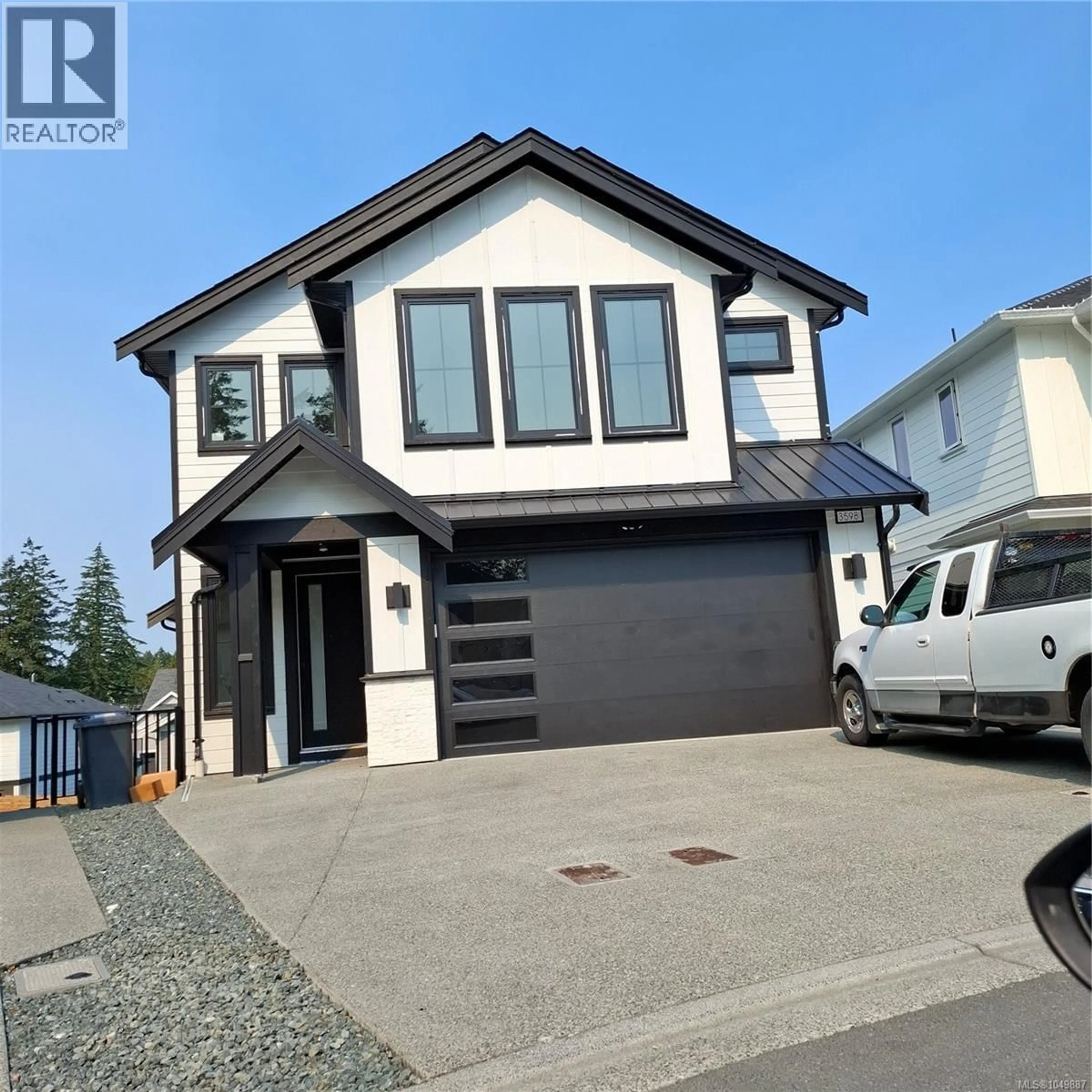 Home with vinyl exterior material, street for 3598 DELBLUSH LANE, Langford British Columbia V9C0K5