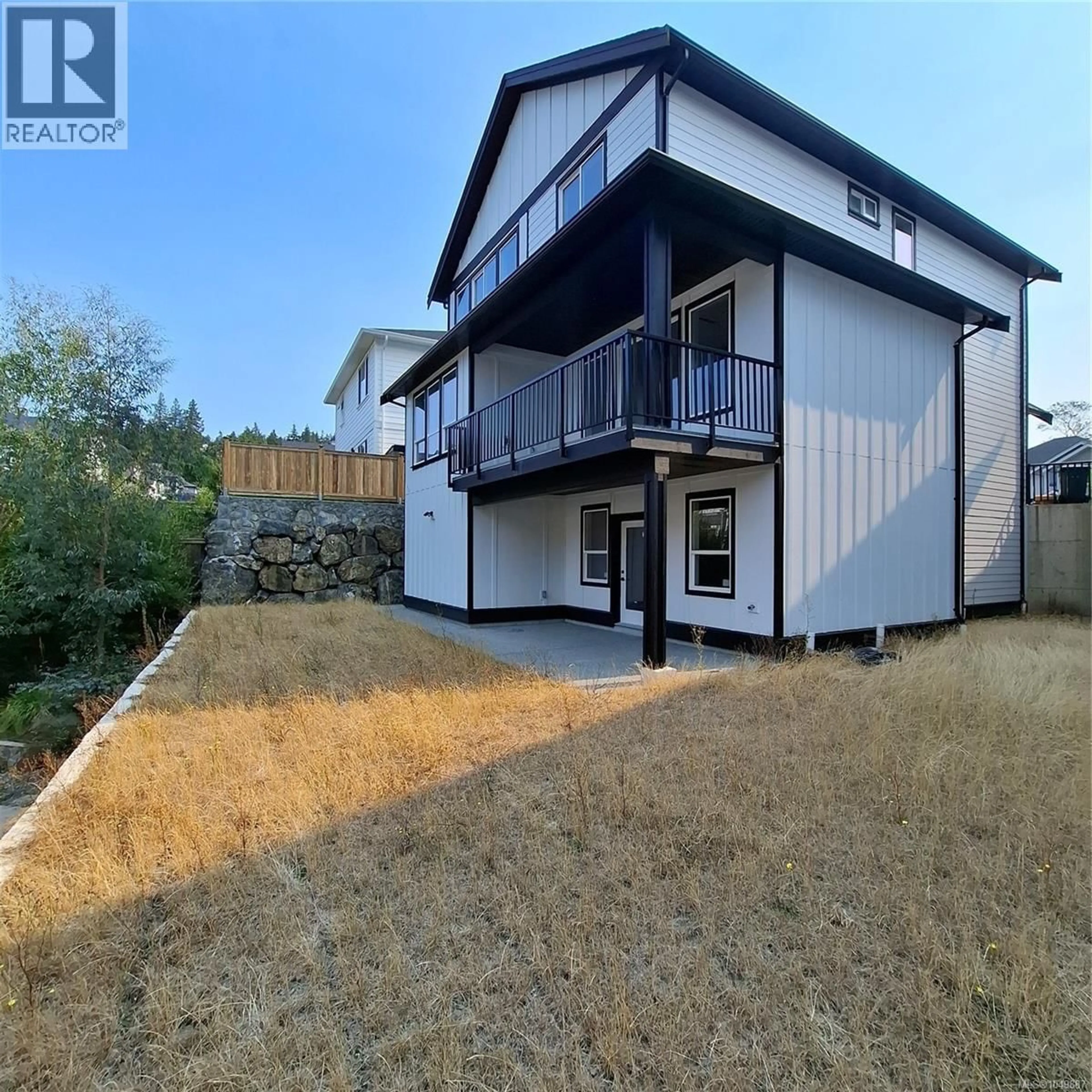A pic from outside/outdoor area/front of a property/back of a property/a pic from drone, water/lake/river/ocean view for 3598 DELBLUSH LANE, Langford British Columbia V9C0K5