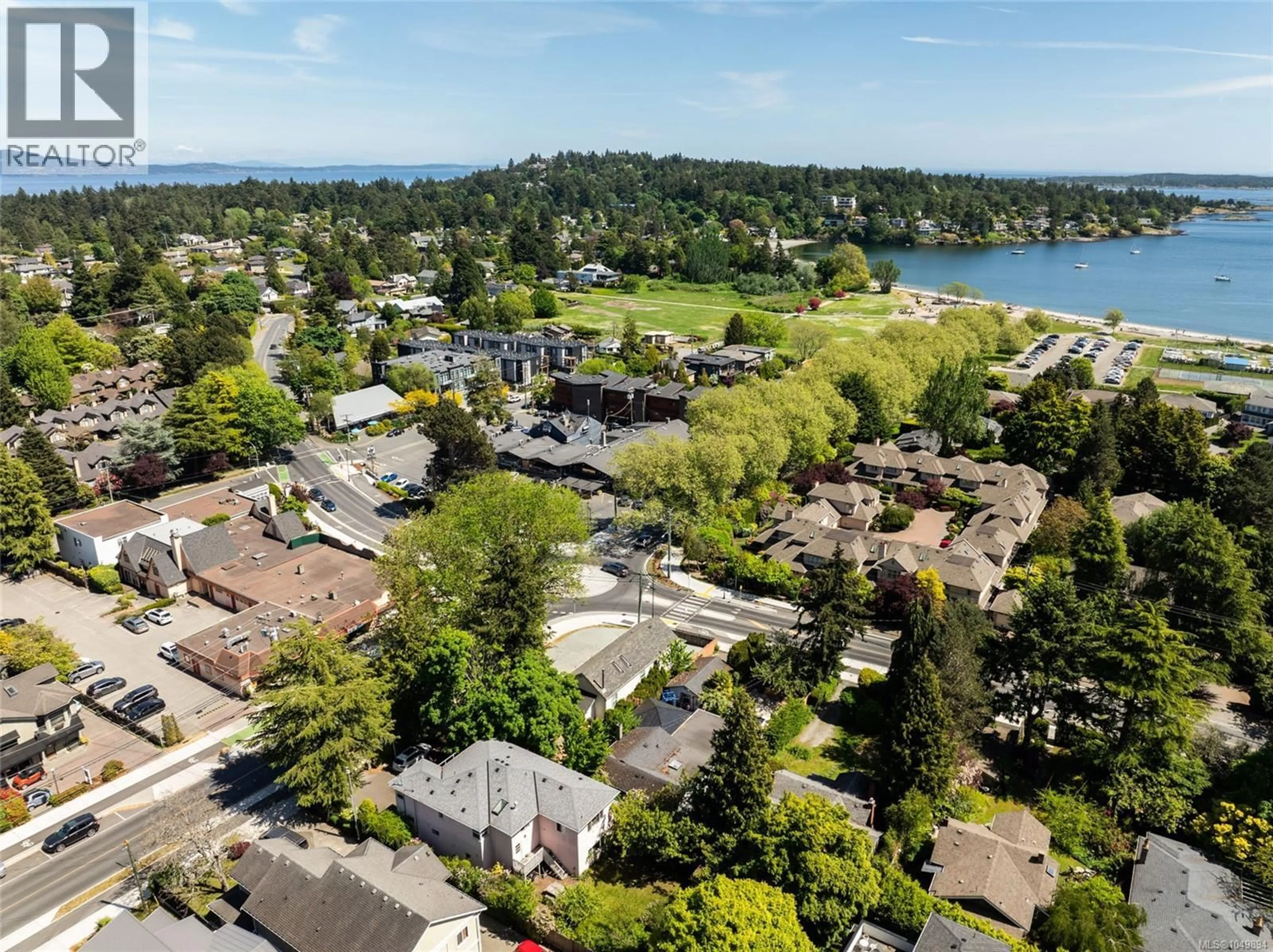 A pic from outside/outdoor area/front of a property/back of a property/a pic from drone, water/lake/river/ocean view for 2561 SINCLAIR ROAD, Saanich British Columbia V8N1B7
