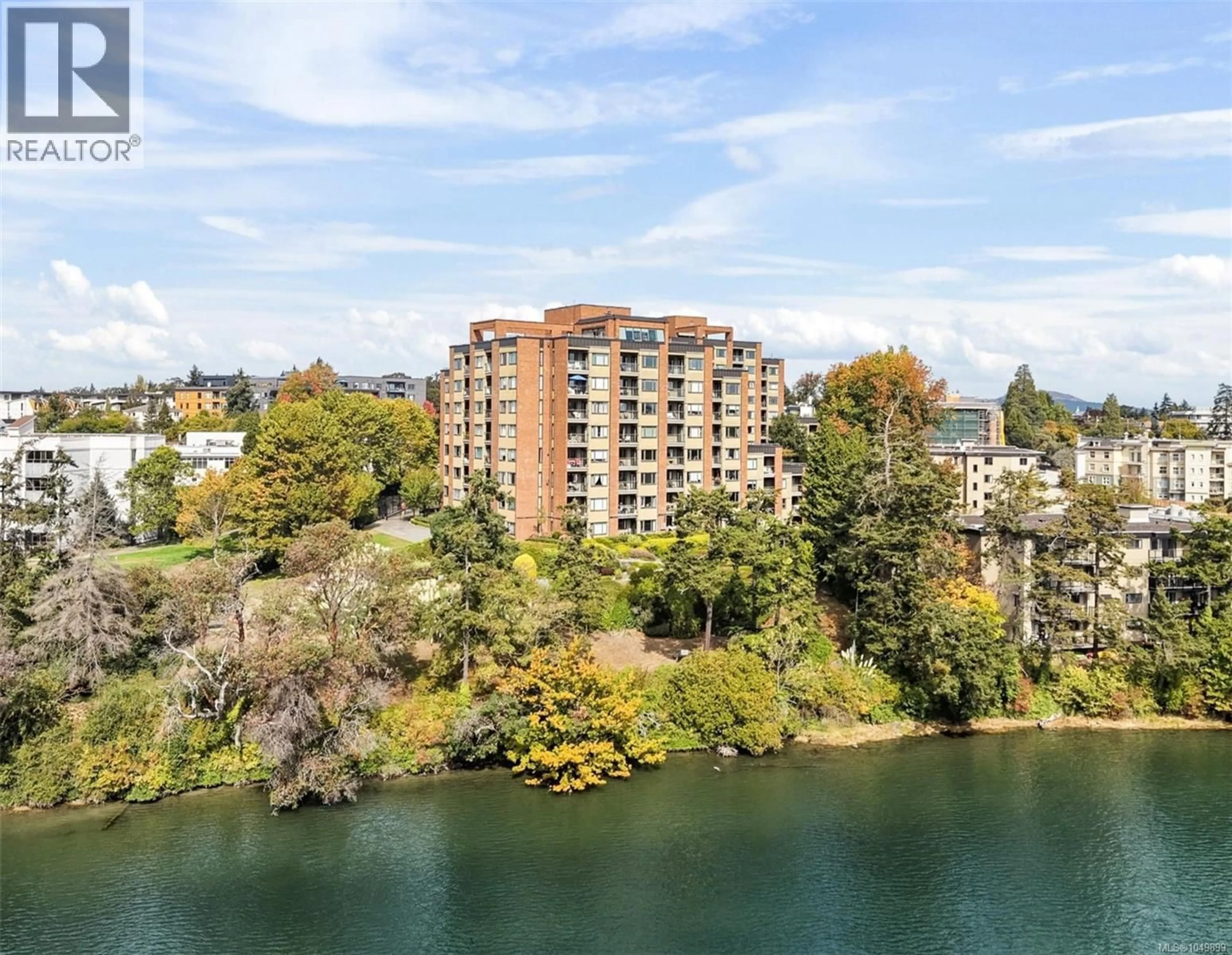 A pic from outside/outdoor area/front of a property/back of a property/a pic from drone, water/lake/river/ocean view for 309 - 105 GORGE ROAD EAST, Victoria British Columbia V9A6Z2