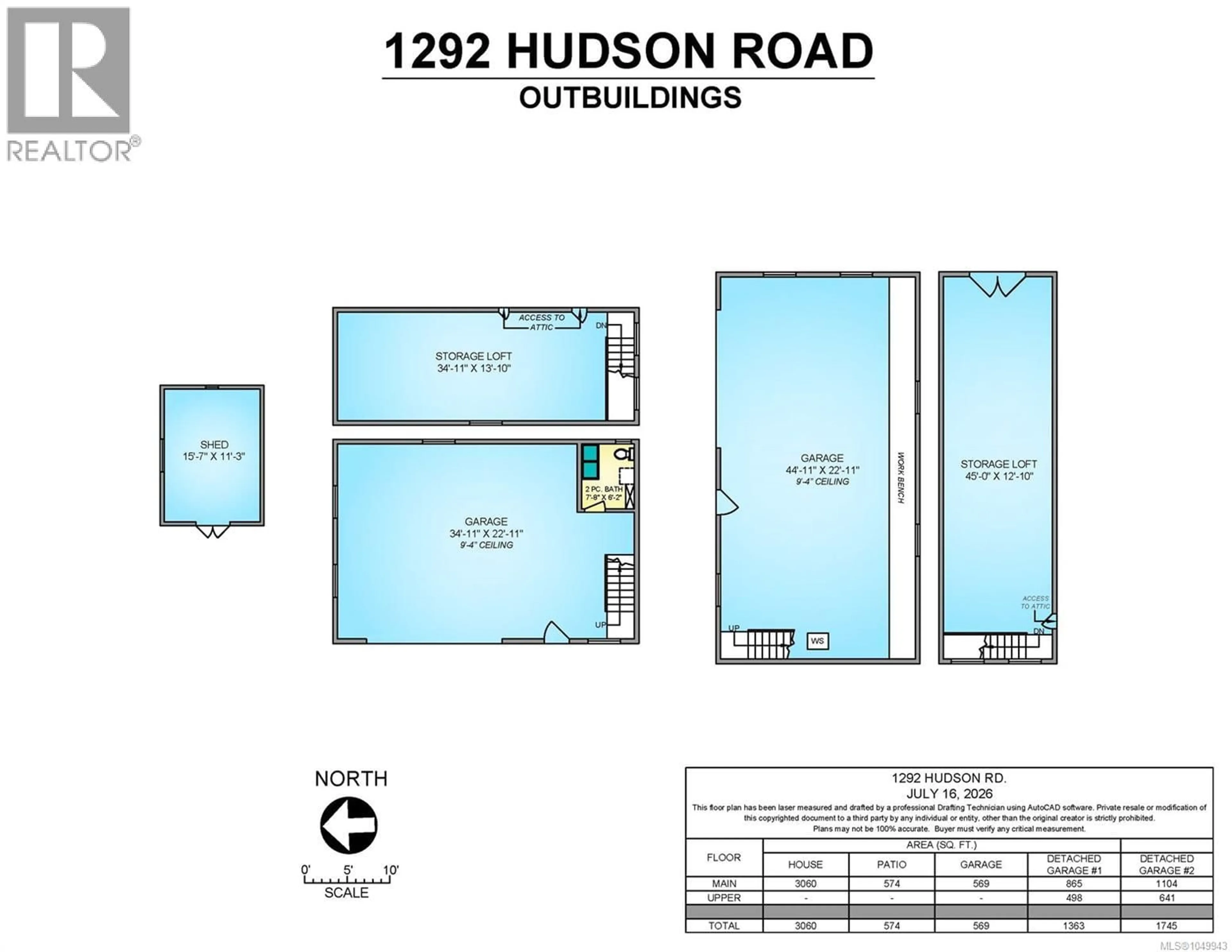 Floor plan for 1292 HUDSON ROAD, Comox British Columbia V9M4A1