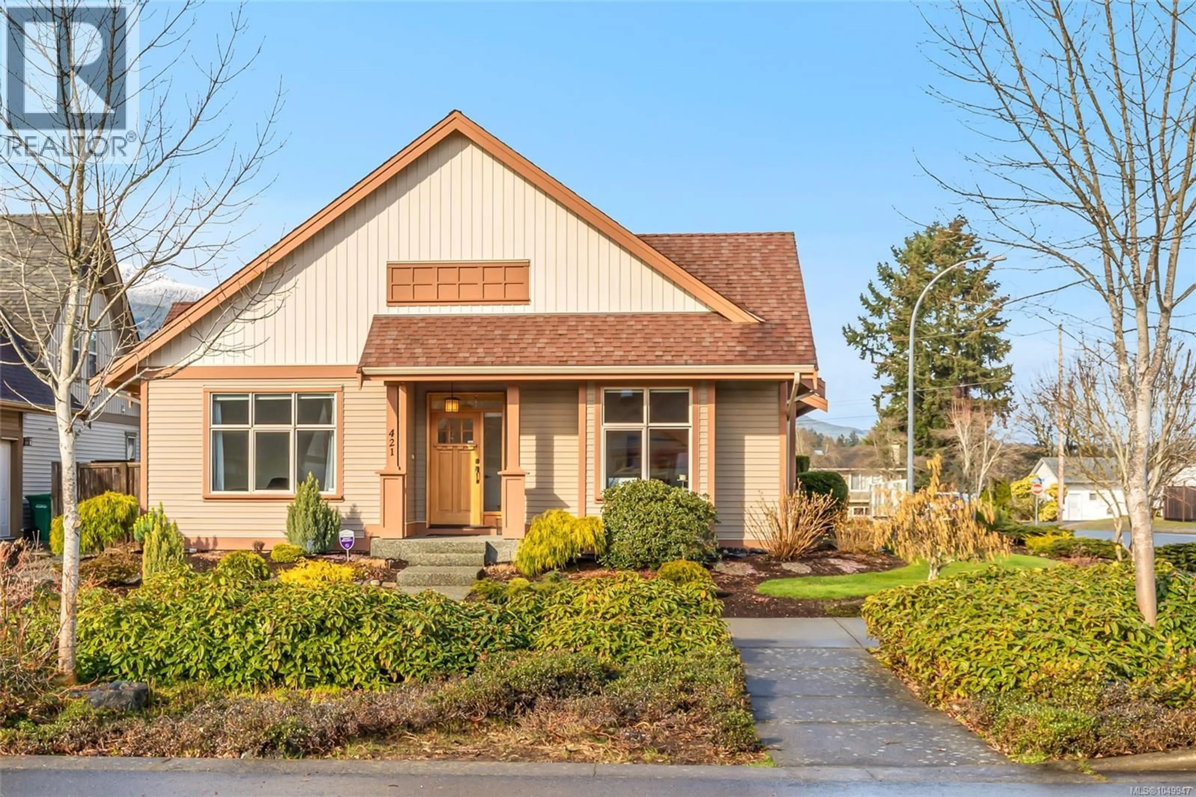 Home with brick exterior material, street for 421 POETS TRAIL DRIVE, Nanaimo British Columbia V9R7B1