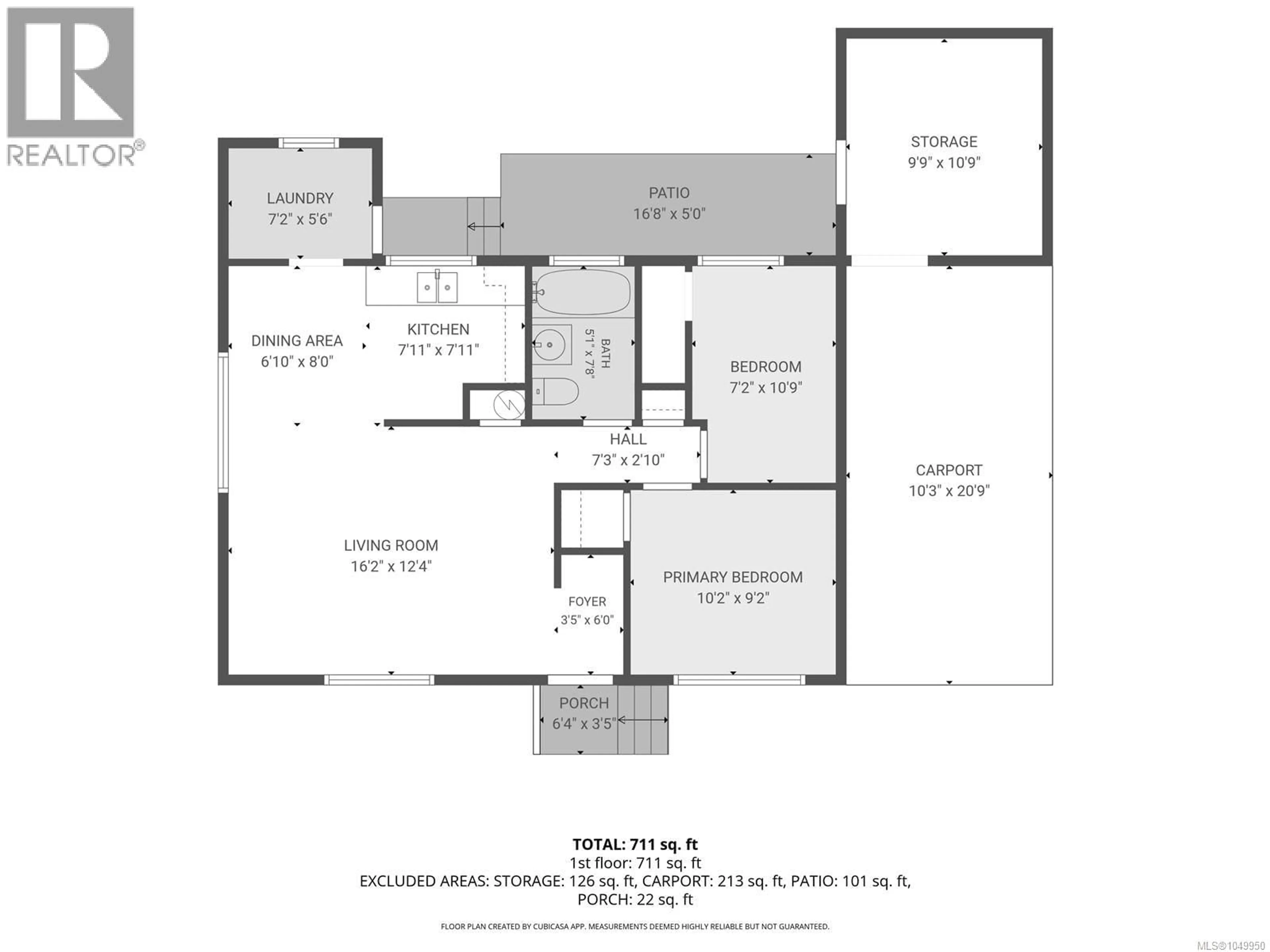 Floor plan for 224 WESTGATE ROAD, Campbell River British Columbia V9W1R6