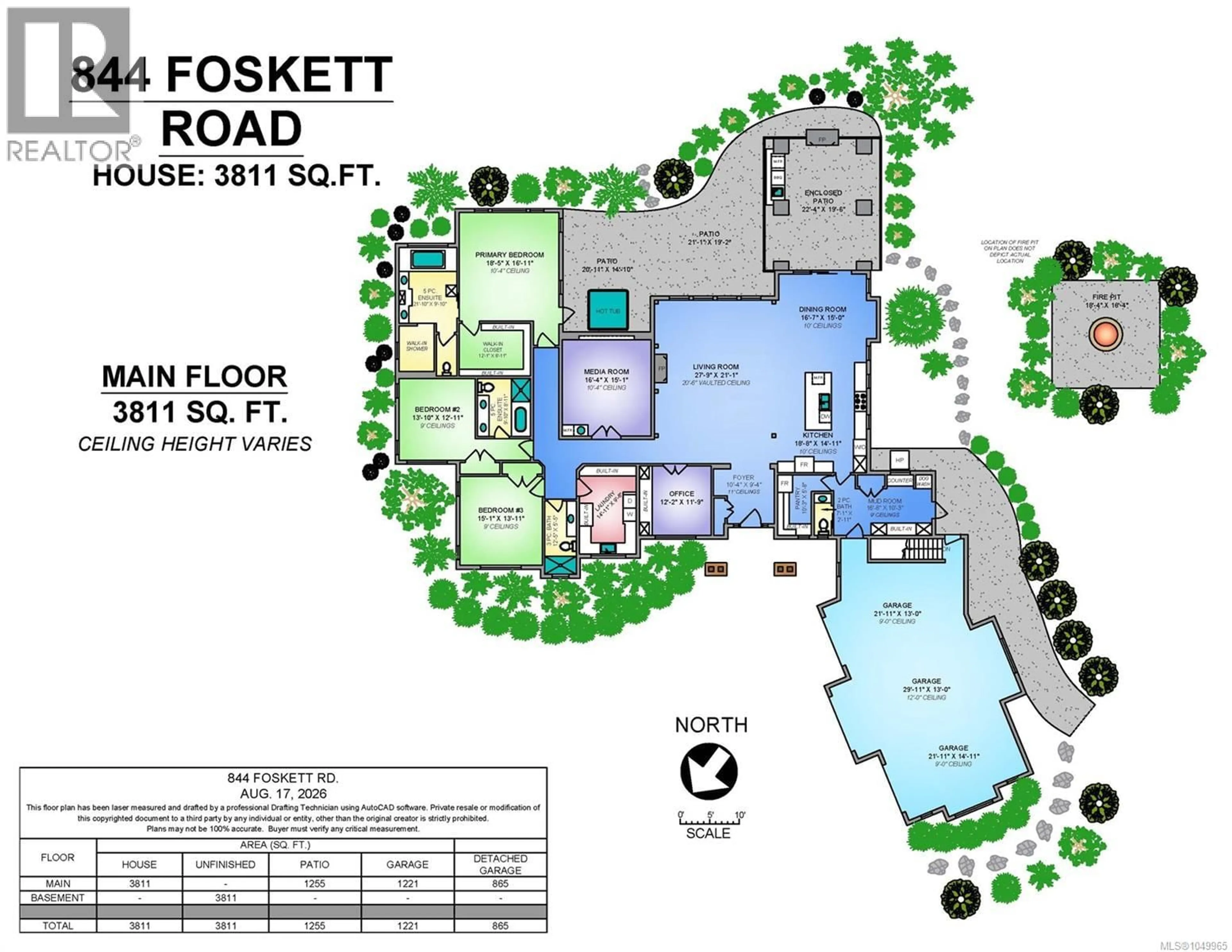 Floor plan for 846 FOSKETT ROAD, Comox British Columbia V9M3T9