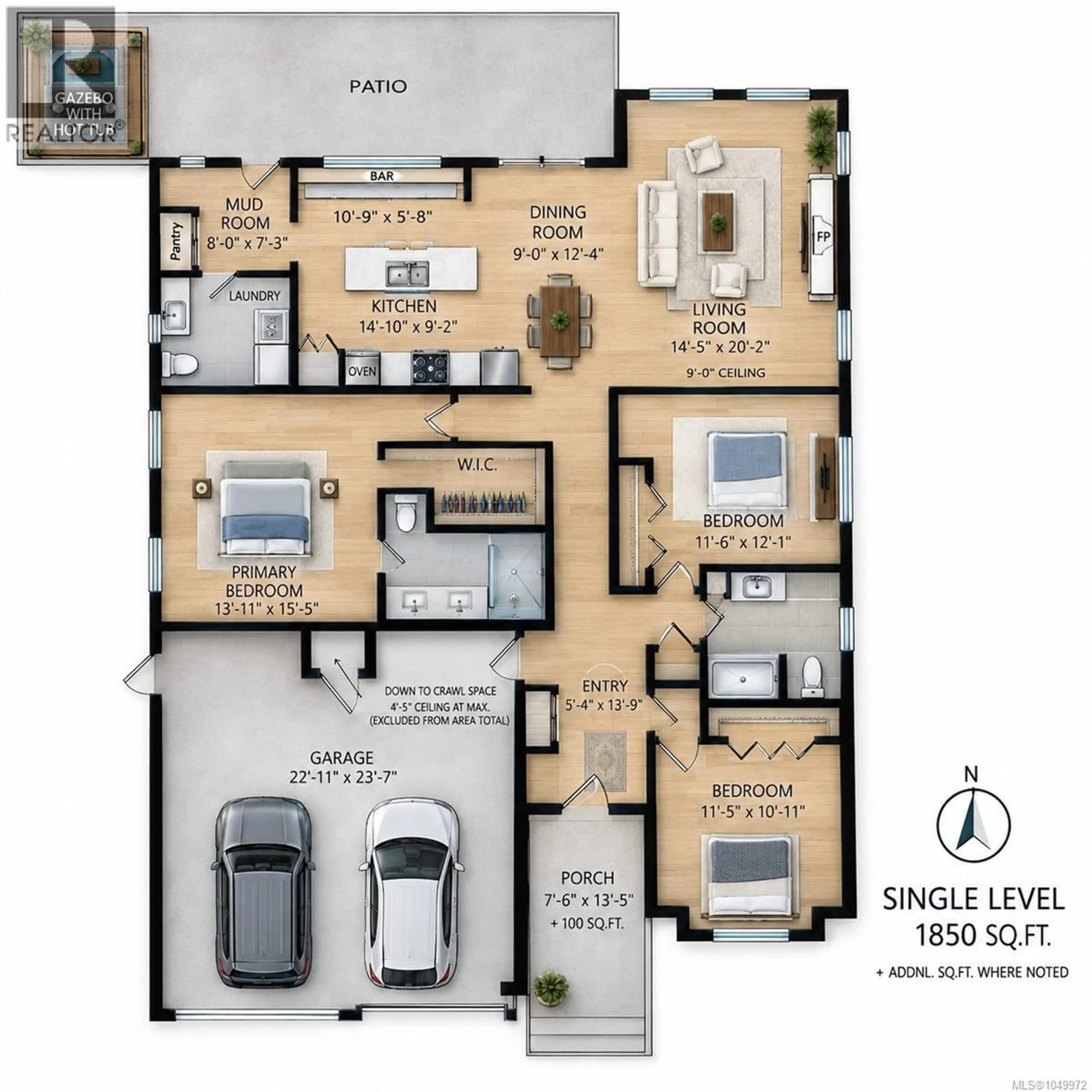Floor plan for 3 - 720 RUSSELL ROAD, Ladysmith British Columbia V9G1W4
