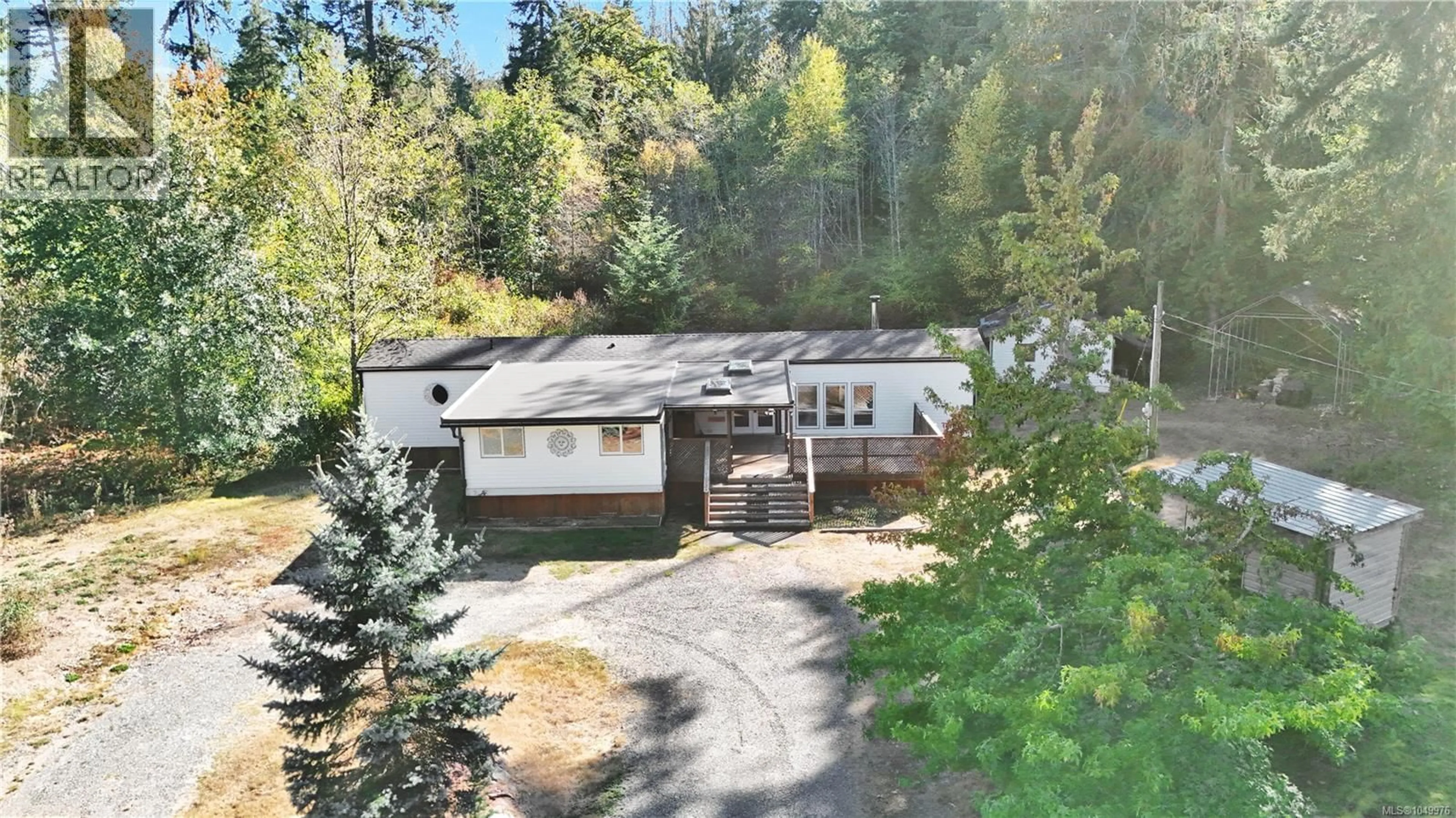 A pic from outside/outdoor area/front of a property/back of a property/a pic from drone, unknown for 1320 ENGLISHMAN RIVER ROAD, Errington British Columbia V0R1V0