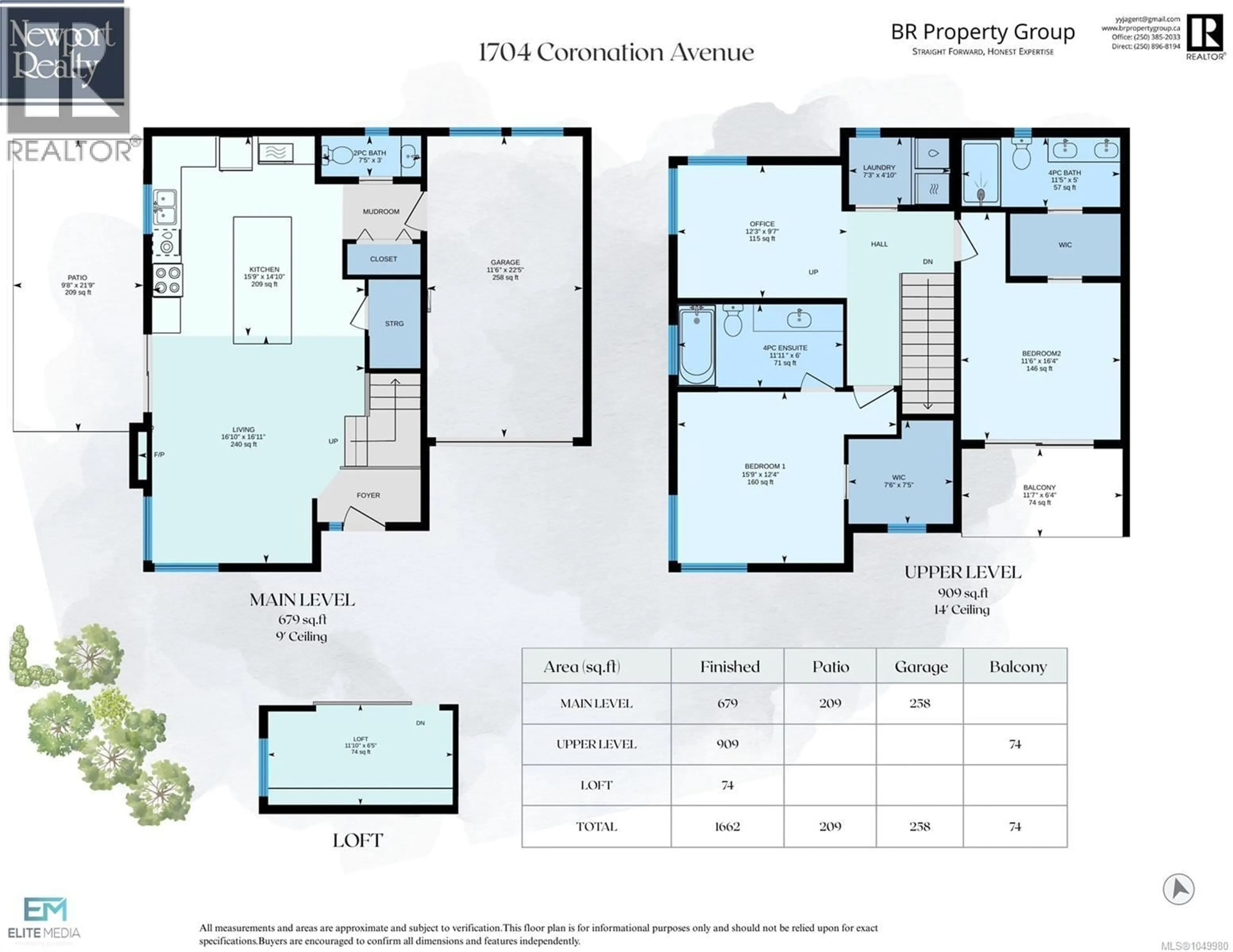 Floor plan for 1704 CORONATION AVENUE, Victoria British Columbia V8R1X2