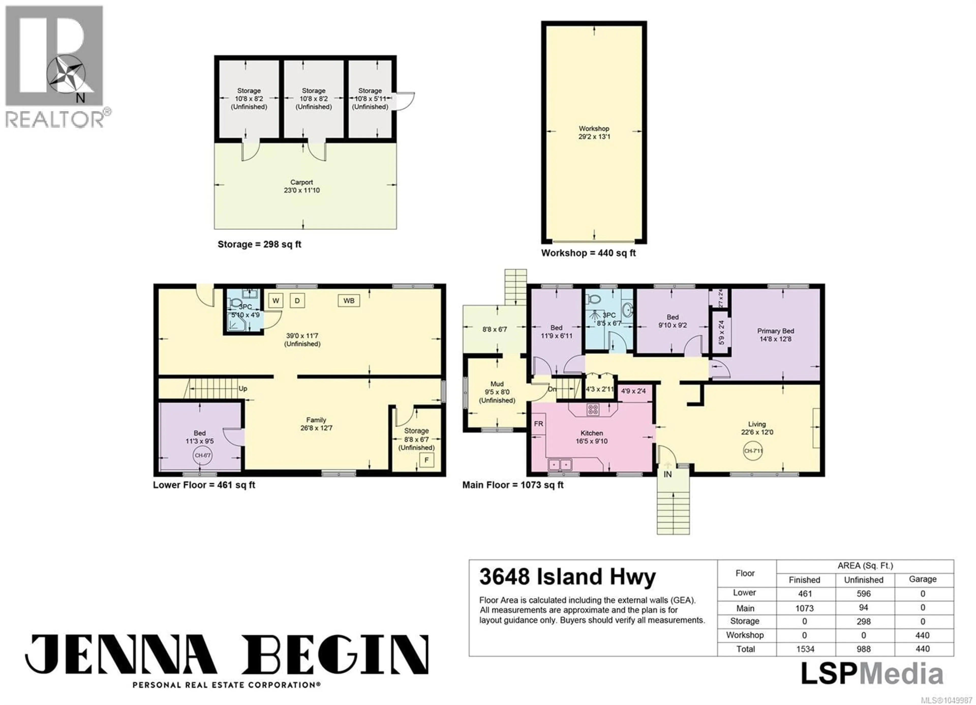 Floor plan for 3648 ISLAND HIGHWAY SOUTH, Campbell River British Columbia V9W1E6