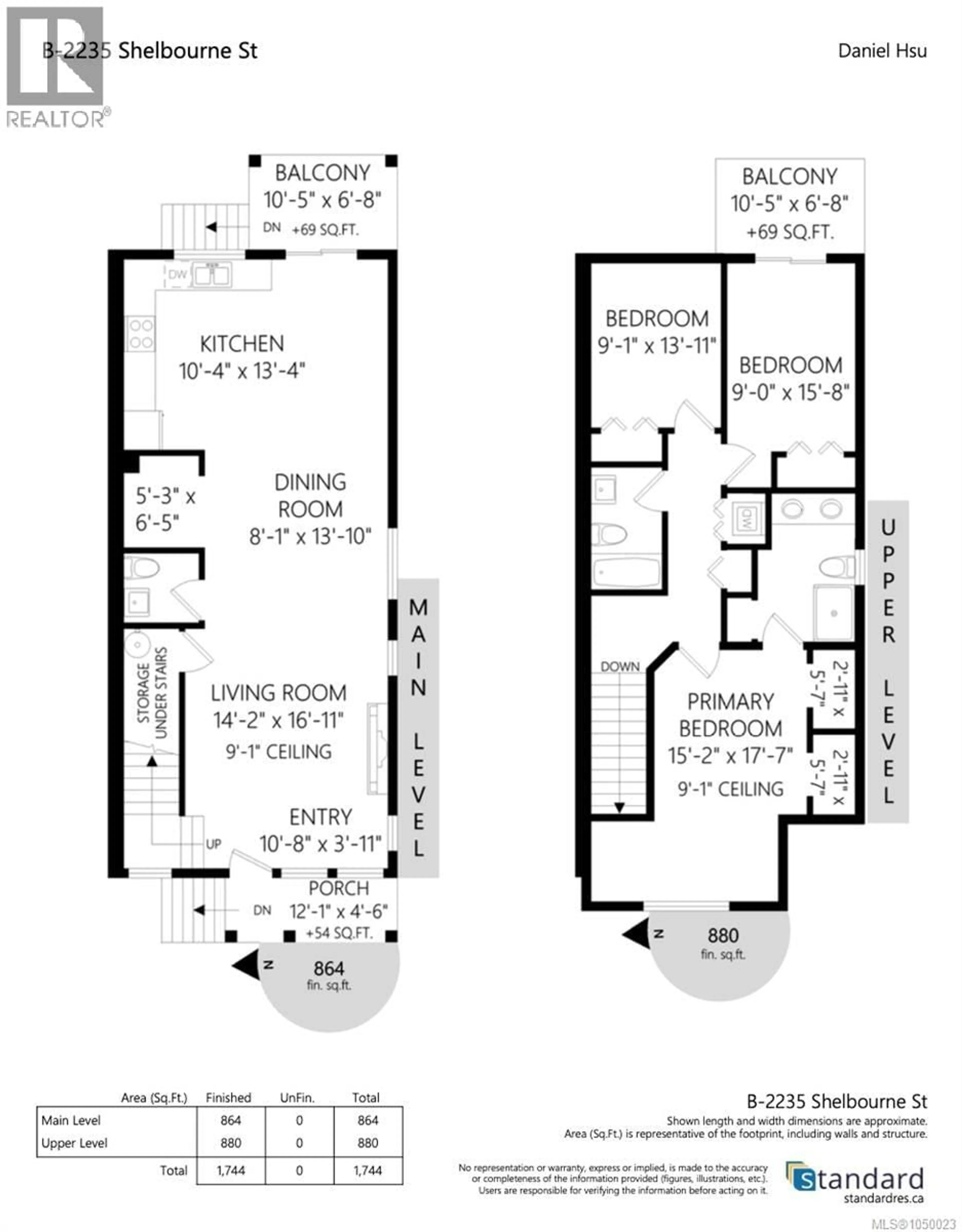 Floor plan for B - 2235 SHELBOURNE STREET, Victoria British Columbia V8R4L2
