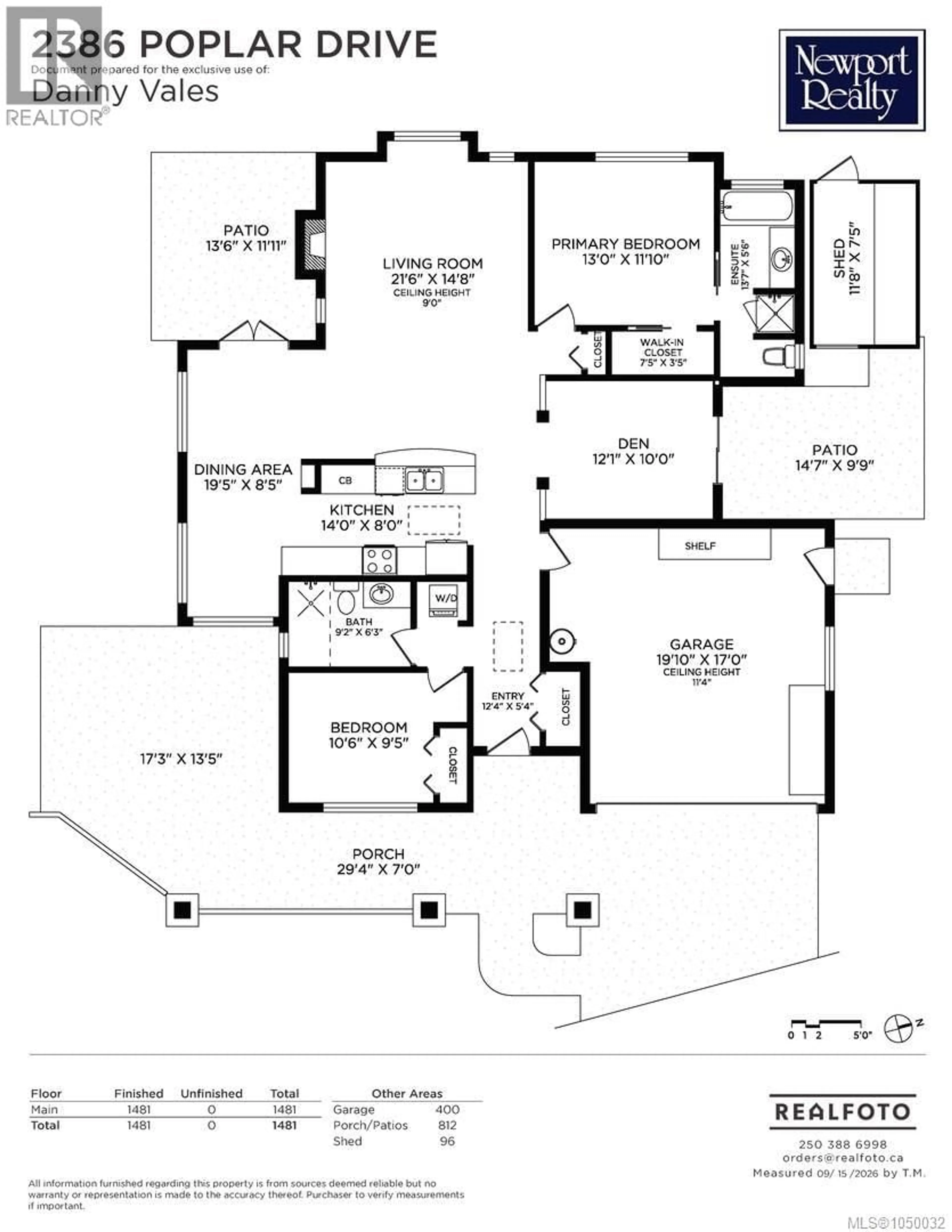 Floor plan for 2386 POPLAR DRIVE, Sooke British Columbia V9Z0Y5