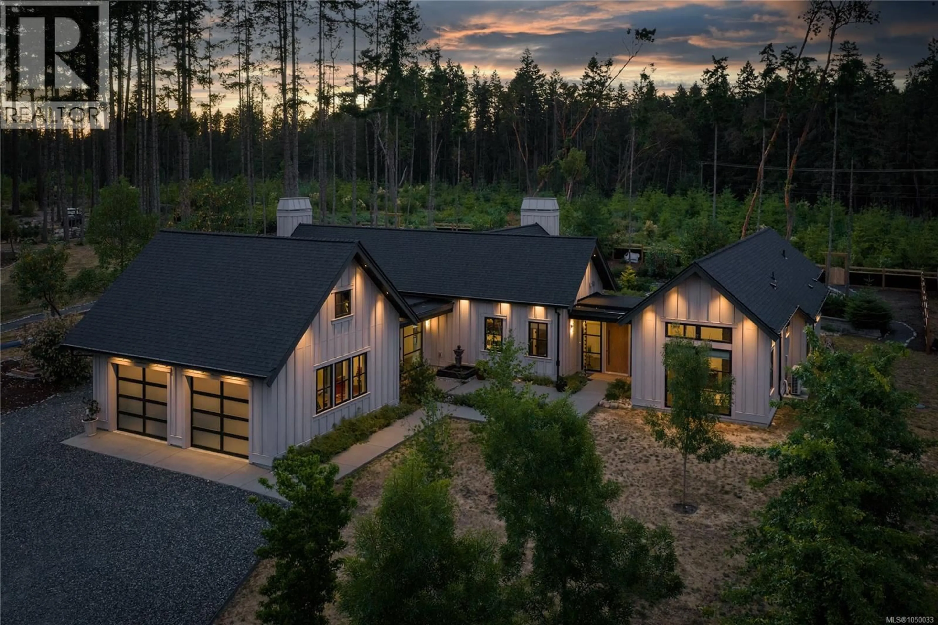 A pic from outside/outdoor area/front of a property/back of a property/a pic from drone, forest/trees view for 1175 EVERGREEN WAY, Errington British Columbia V9P2B1