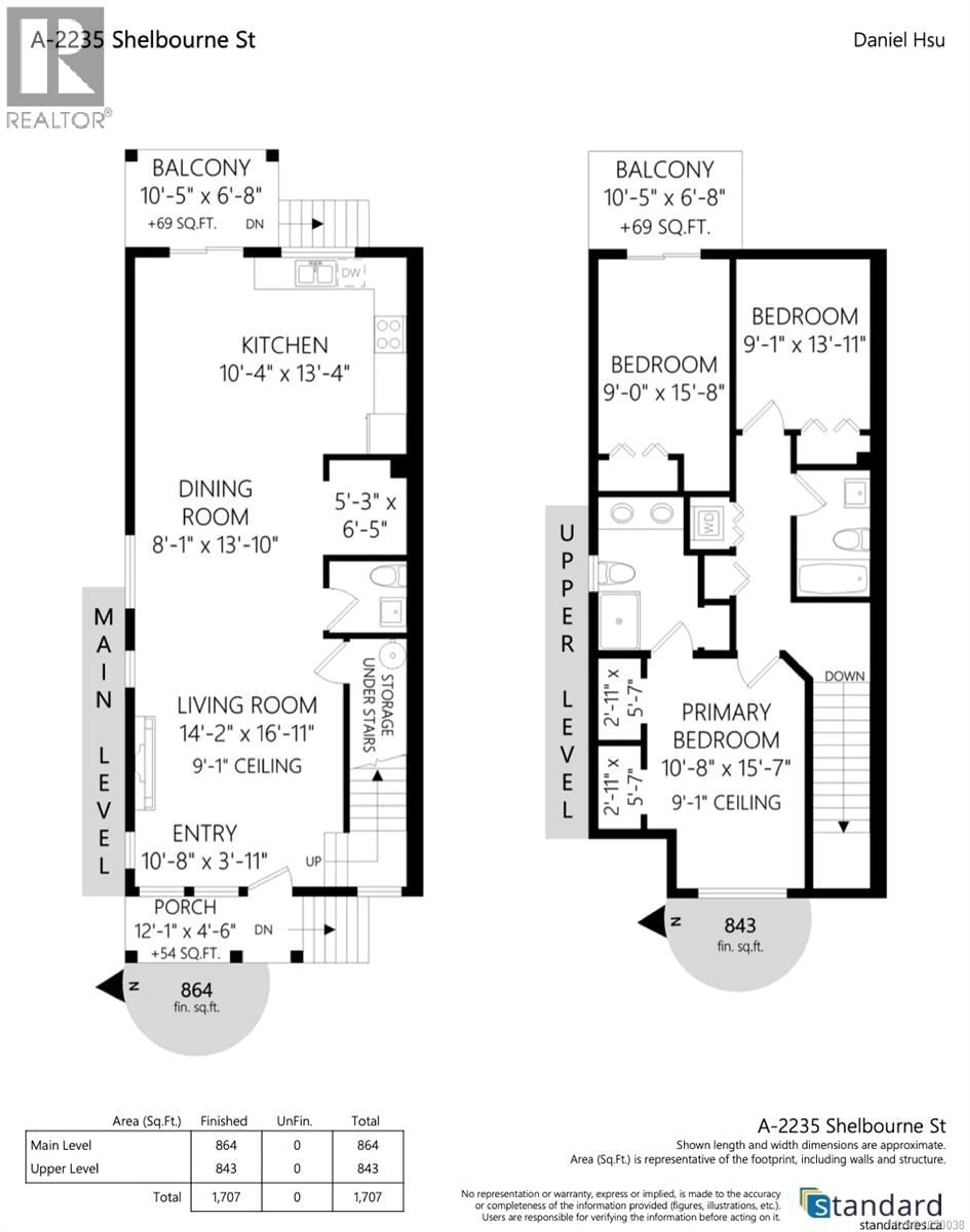 Floor plan for A - 2235 SHELBOURNE STREET, Victoria British Columbia V8R4L2