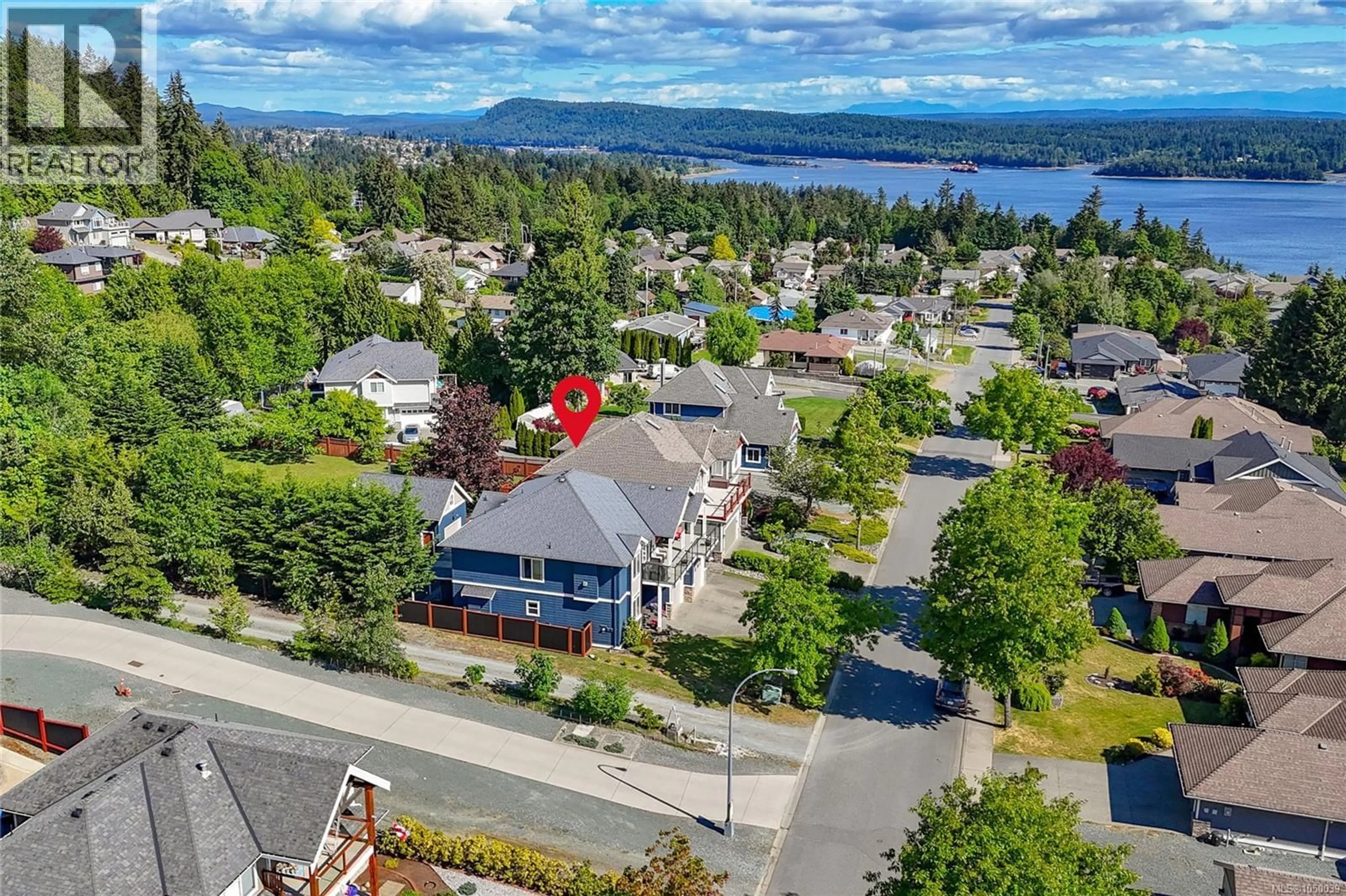 A pic from outside/outdoor area/front of a property/back of a property/a pic from drone, water/lake/river/ocean view for 818 CRAIG ROAD, Ladysmith British Columbia V9G2C4