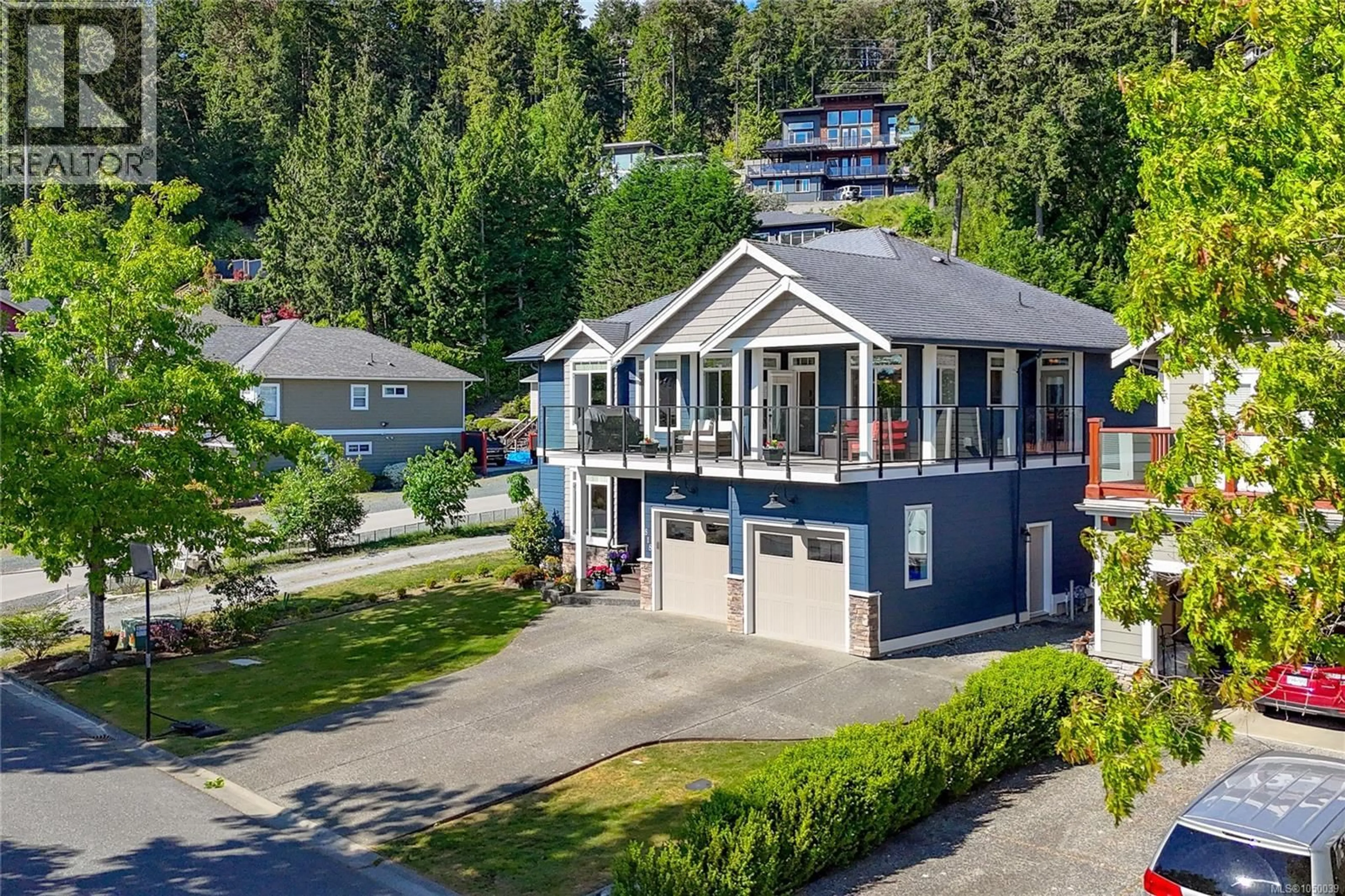A pic from outside/outdoor area/front of a property/back of a property/a pic from drone, water/lake/river/ocean view for 818 CRAIG ROAD, Ladysmith British Columbia V9G2C4