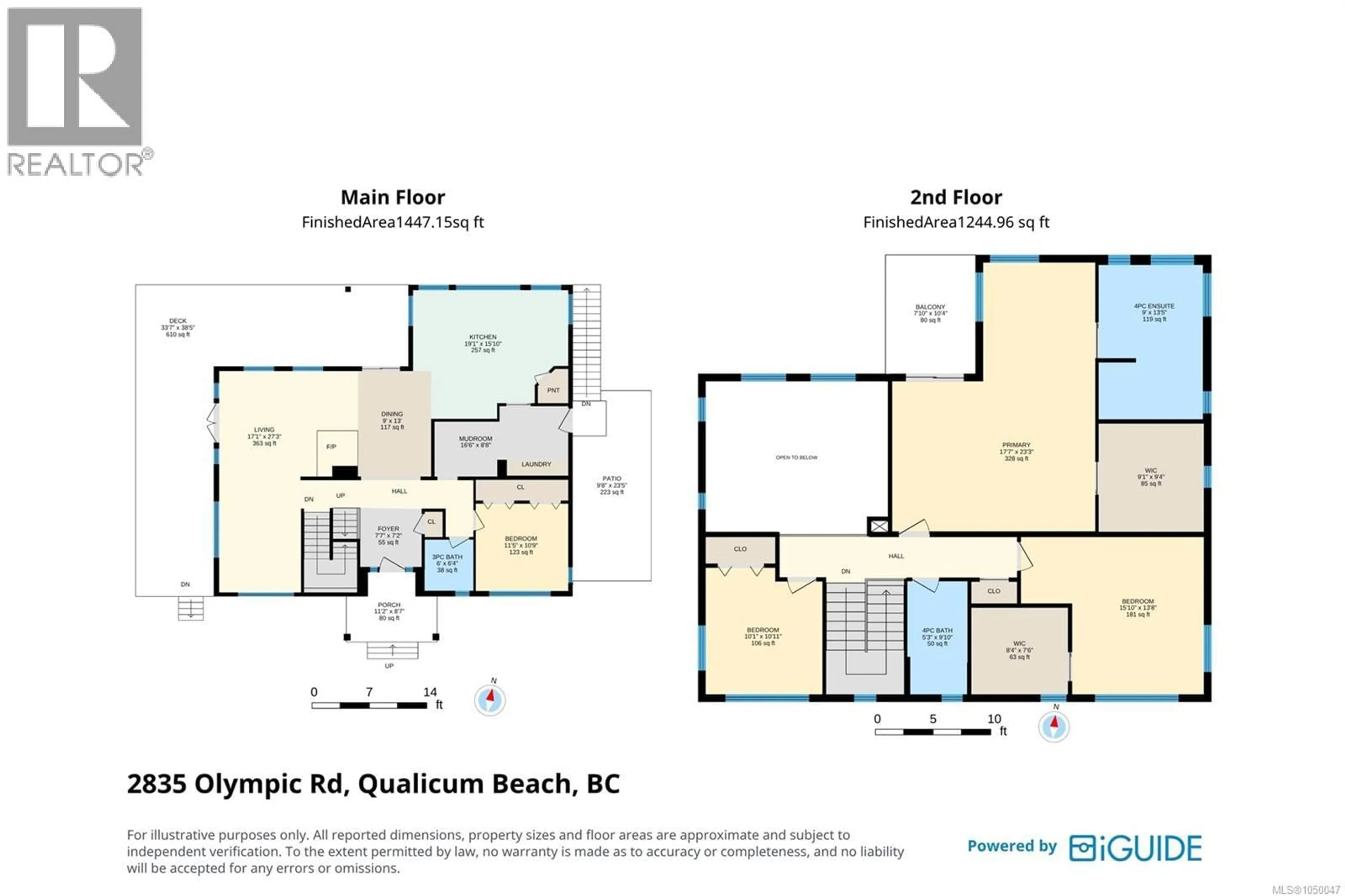 Floor plan for 2835 OLYMPIC ROAD, Qualicum Beach British Columbia V9K2L8
