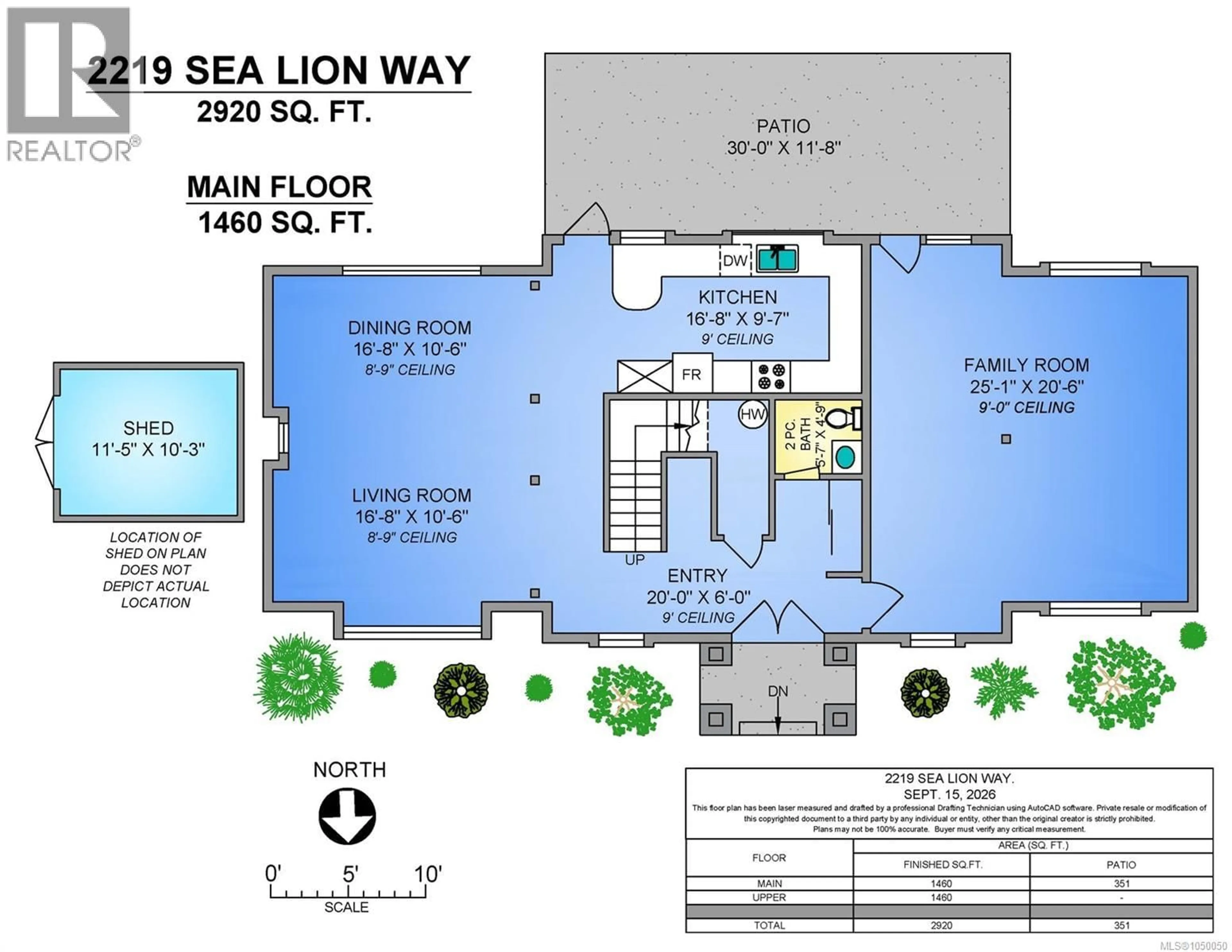 Floor plan for 2219 SEA LION WAY, Courtenay British Columbia V9J1Y2