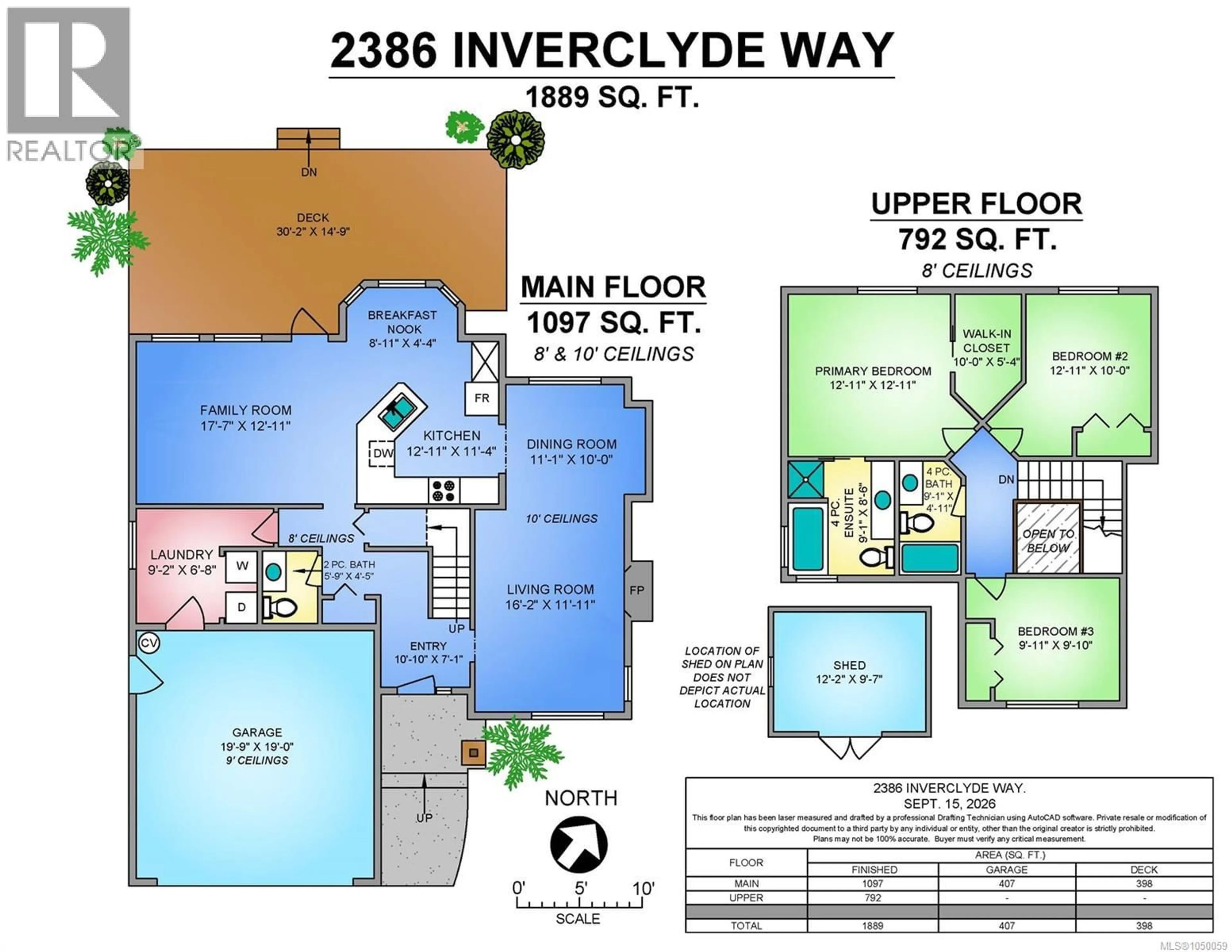 Floor plan for 2386 INVERCLYDE WAY, Courtenay British Columbia V9N9X1