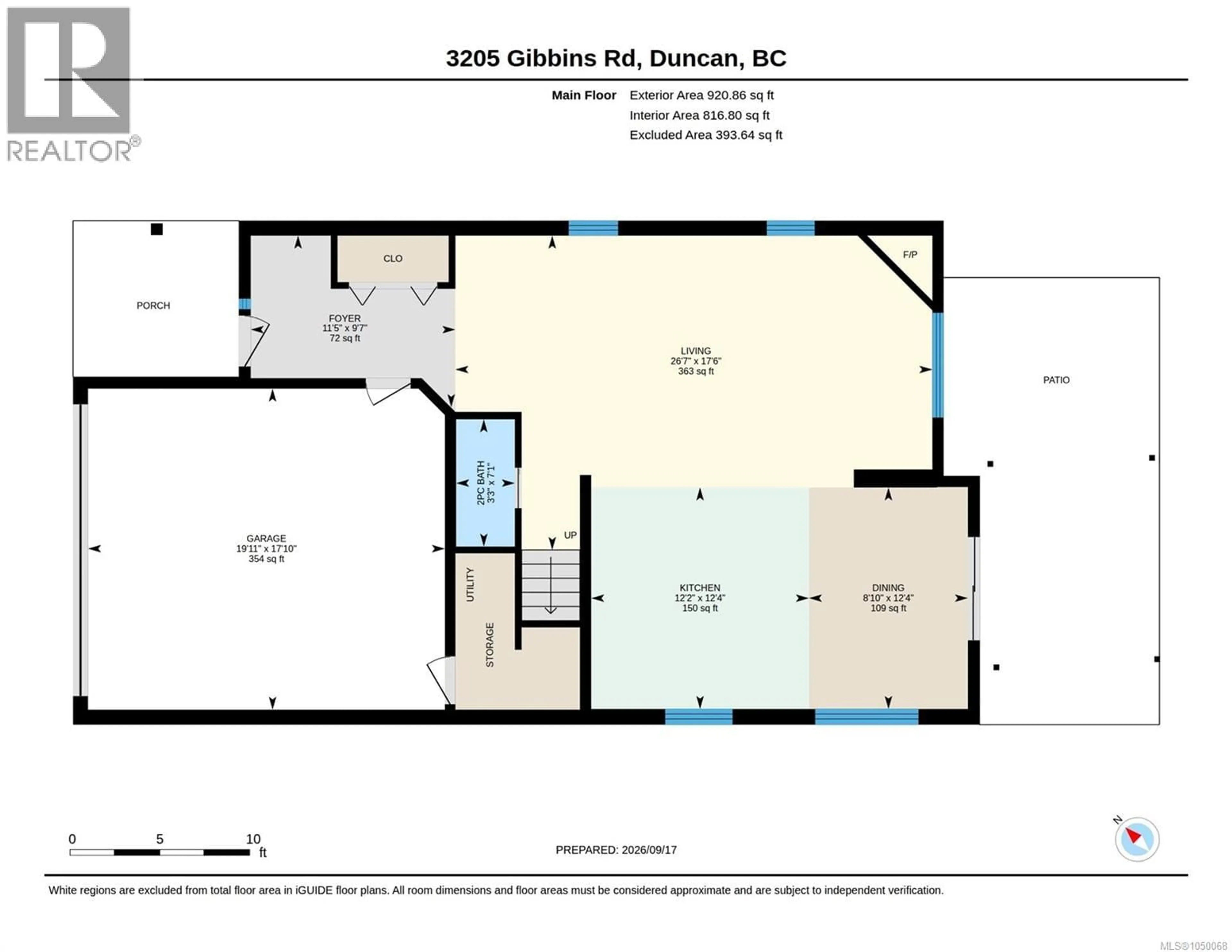 Floor plan for 11 - 3205 GIBBINS ROAD, Duncan British Columbia V9L1G7