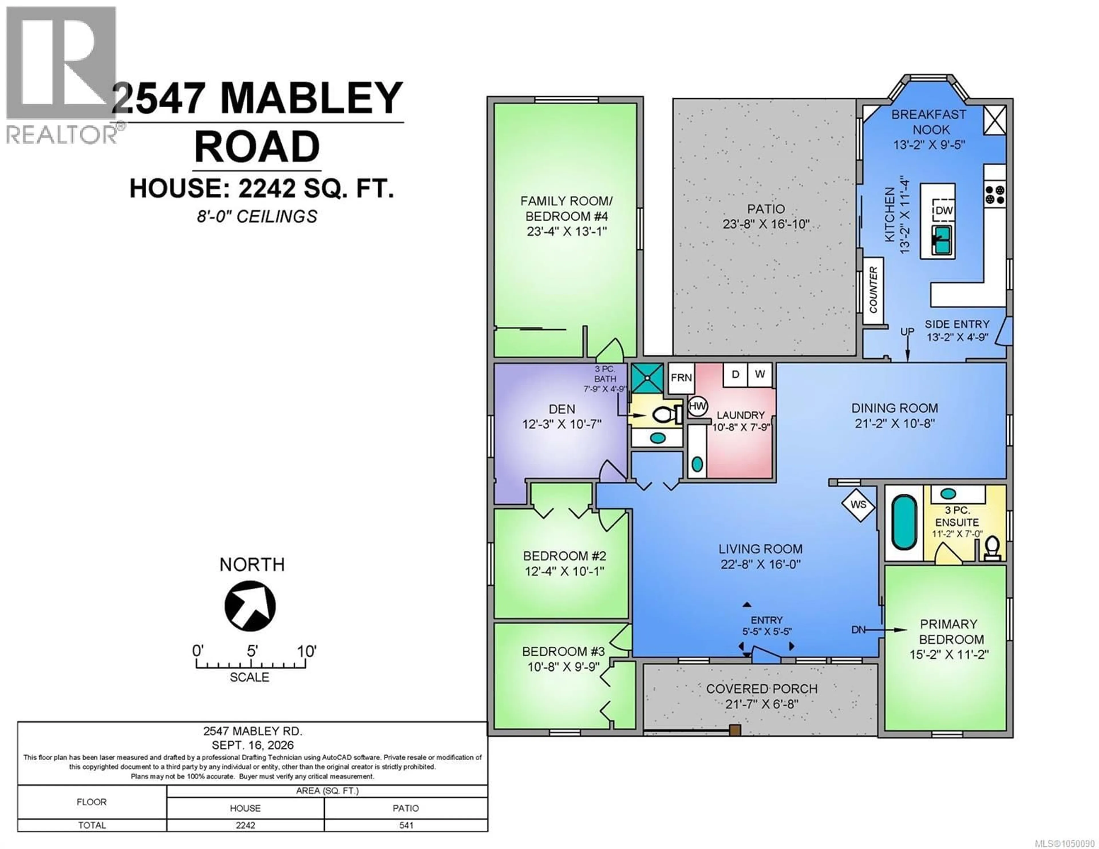 Floor plan for 2547 MABLEY ROAD, Courtenay British Columbia V9N9K2