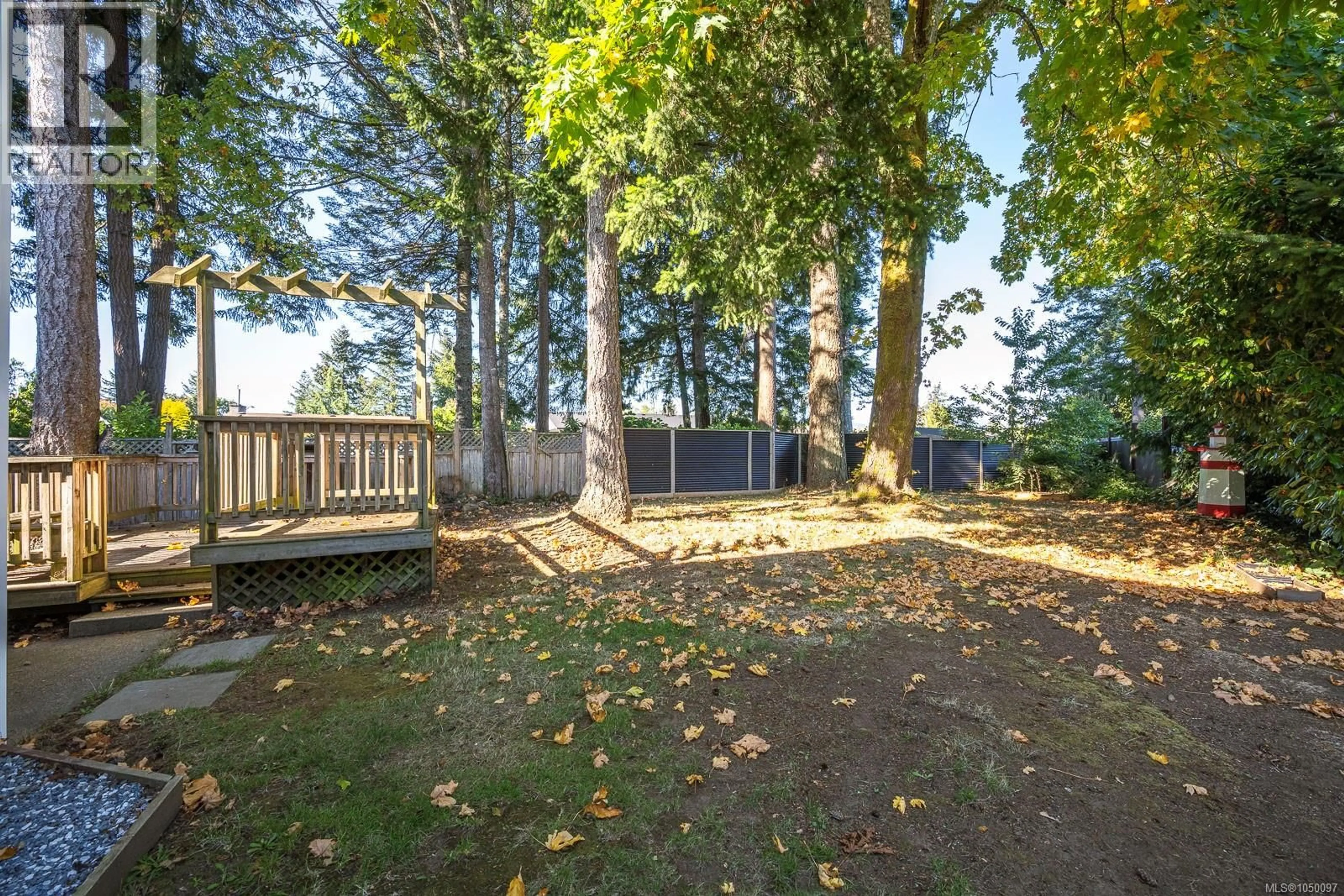 Patio, forest/trees view for B - 4657 VALECOURT CRESCENT, Courtenay British Columbia V9N7W6