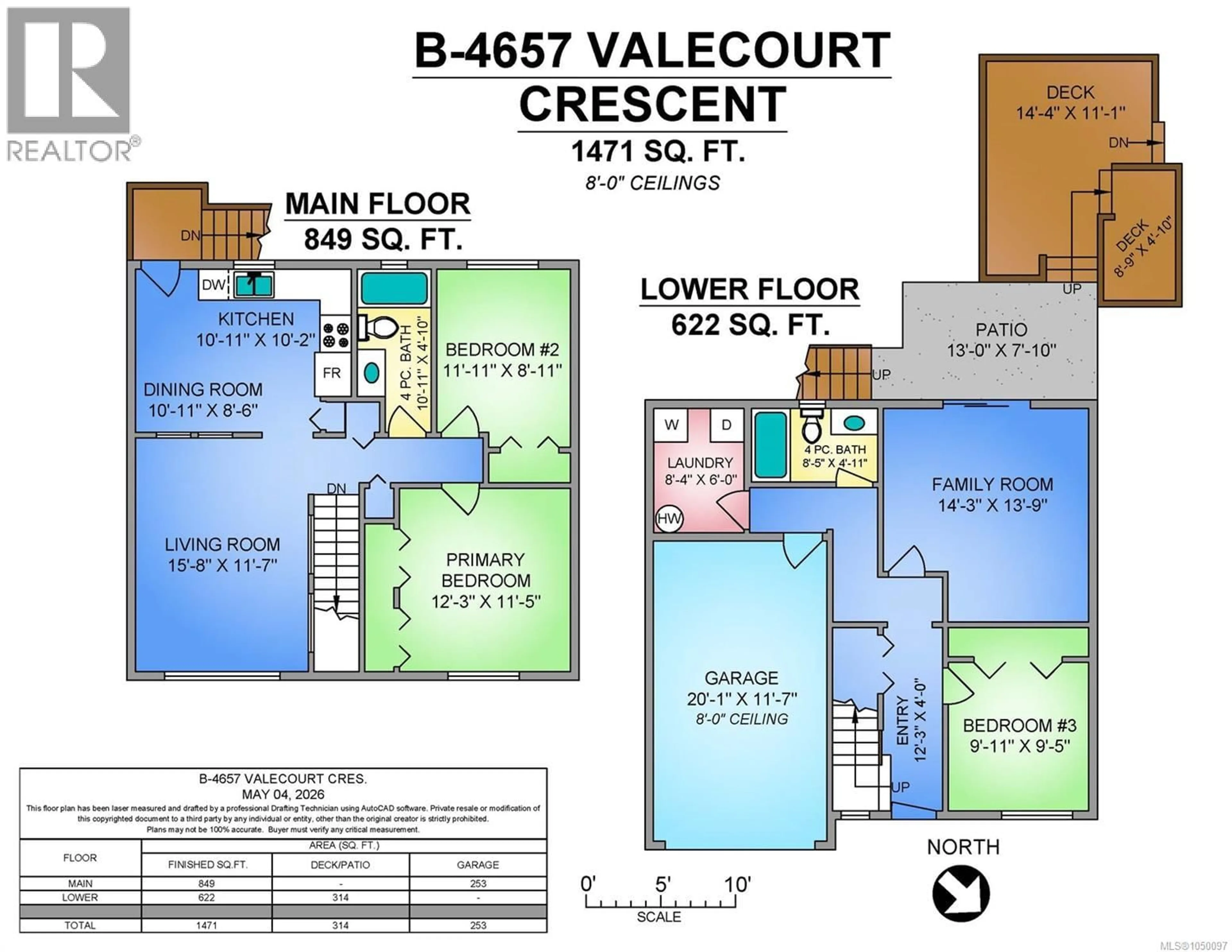 Floor plan for B - 4657 VALECOURT CRESCENT, Courtenay British Columbia V9N7W6