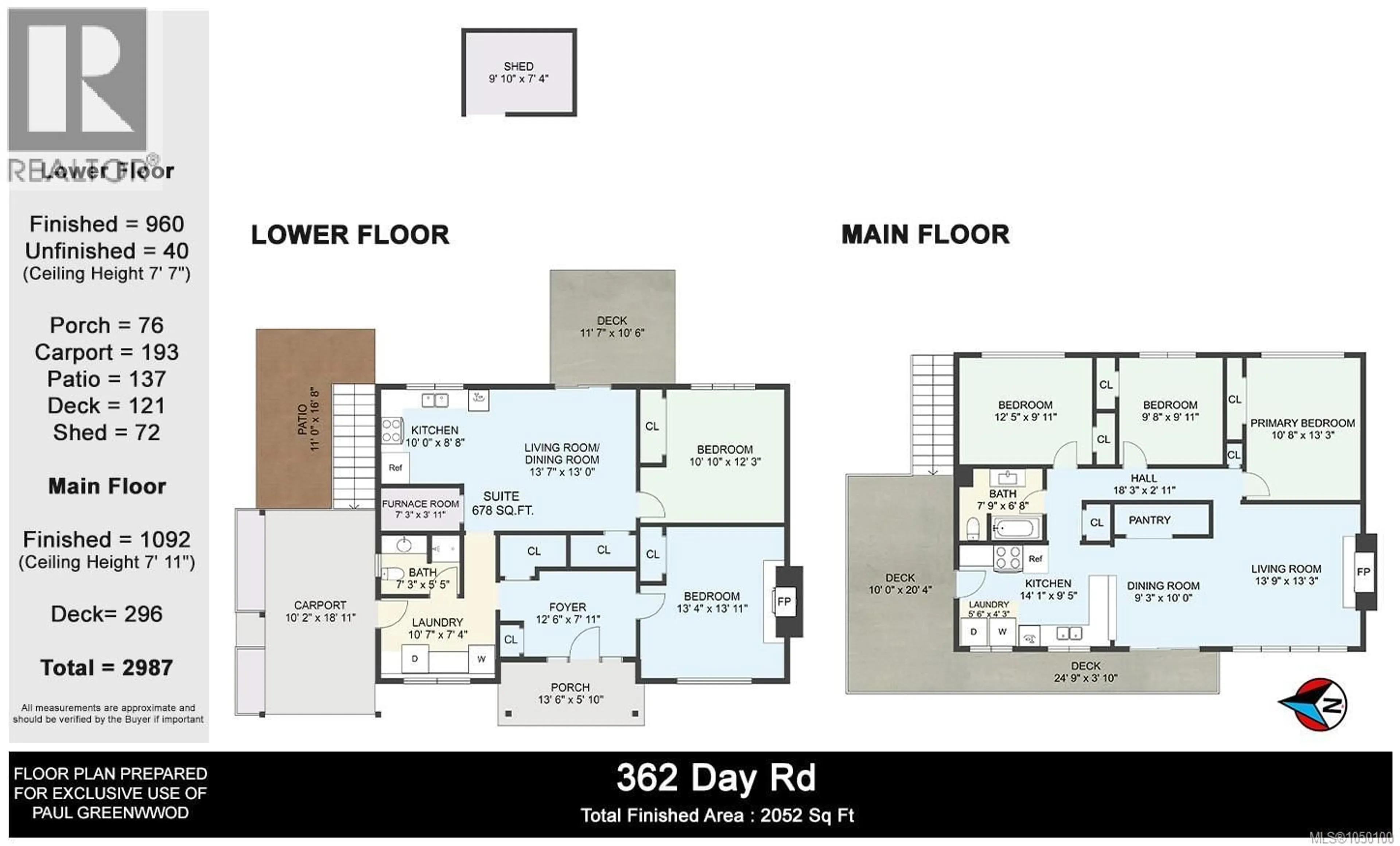 Floor plan for 362 DAY ROAD, Duncan British Columbia V9L3K5